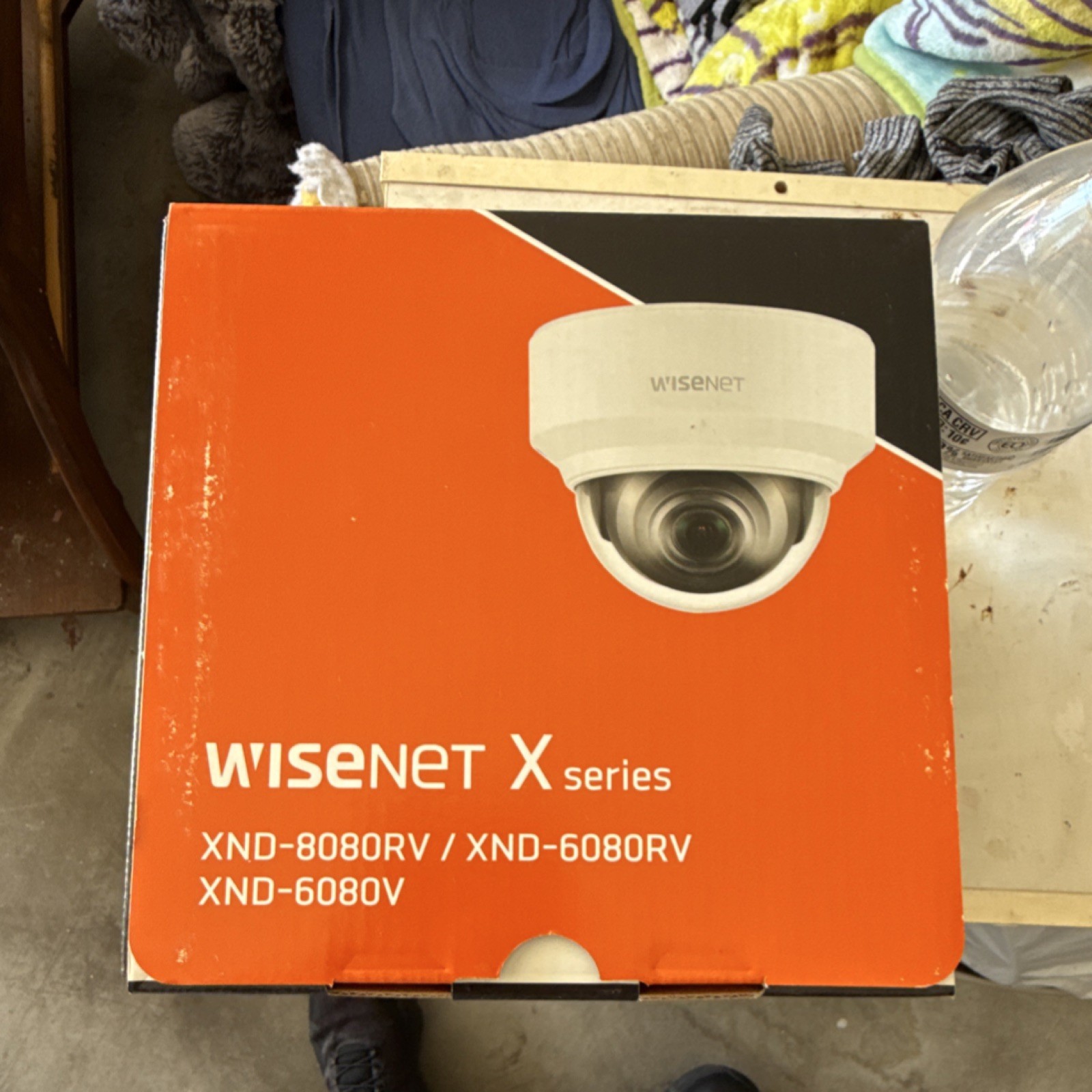 Wisenet XND-6080V Dome IP Camera 2MP WDR IR LED Motorized VF H.265 PoE White
