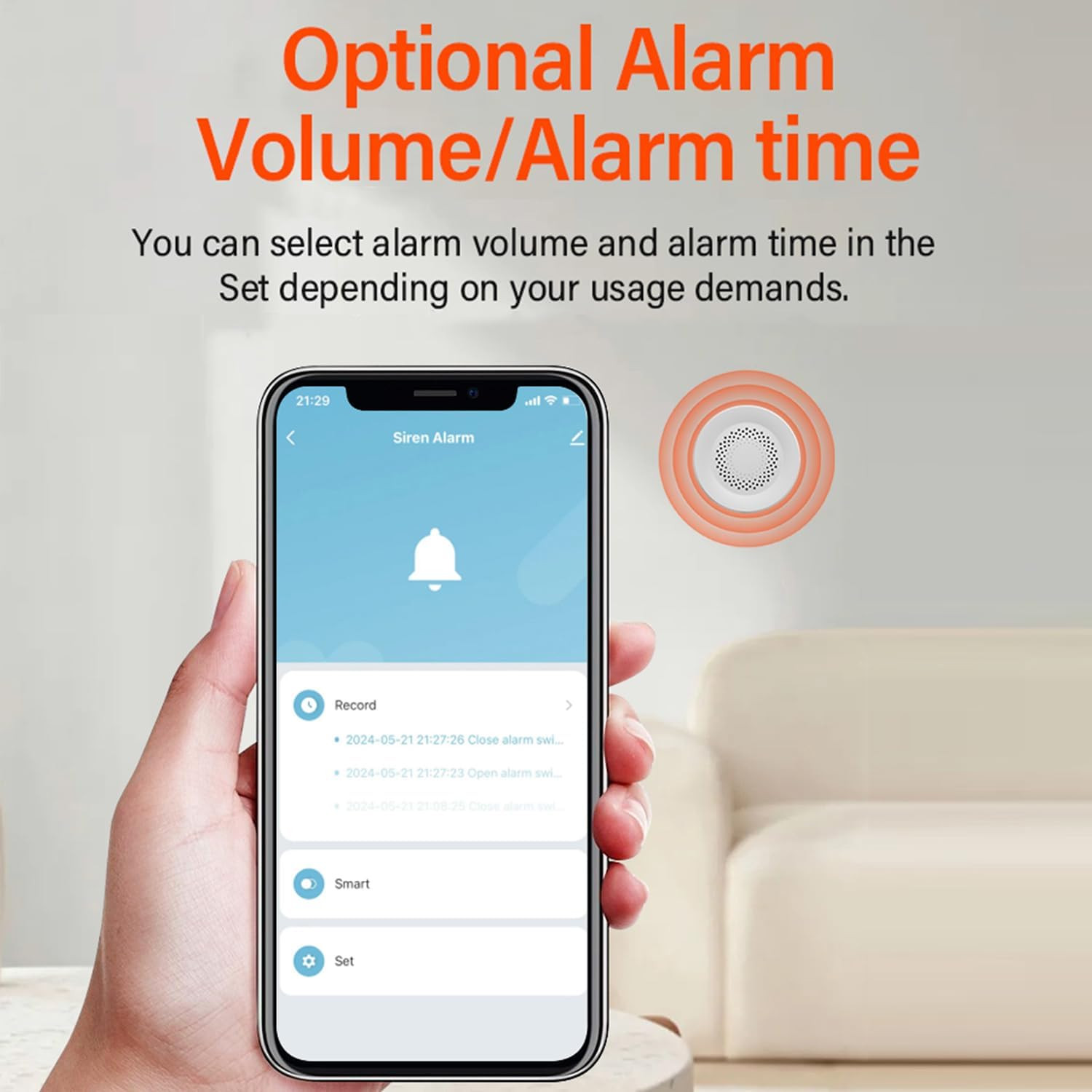 Wifi Siren Alarm: Wireless Burglar Alarm for Home Security and Smart Home Automa