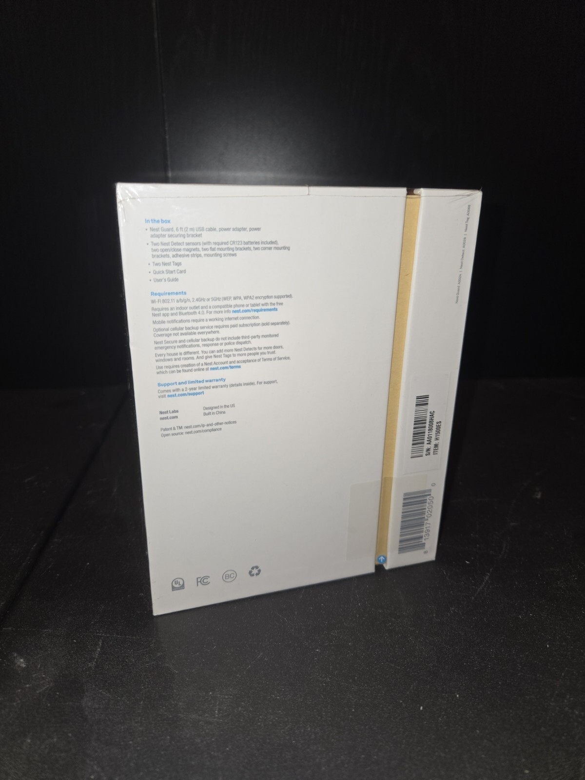 Google Nest Secure Alarm System Starter Pack H1500ES