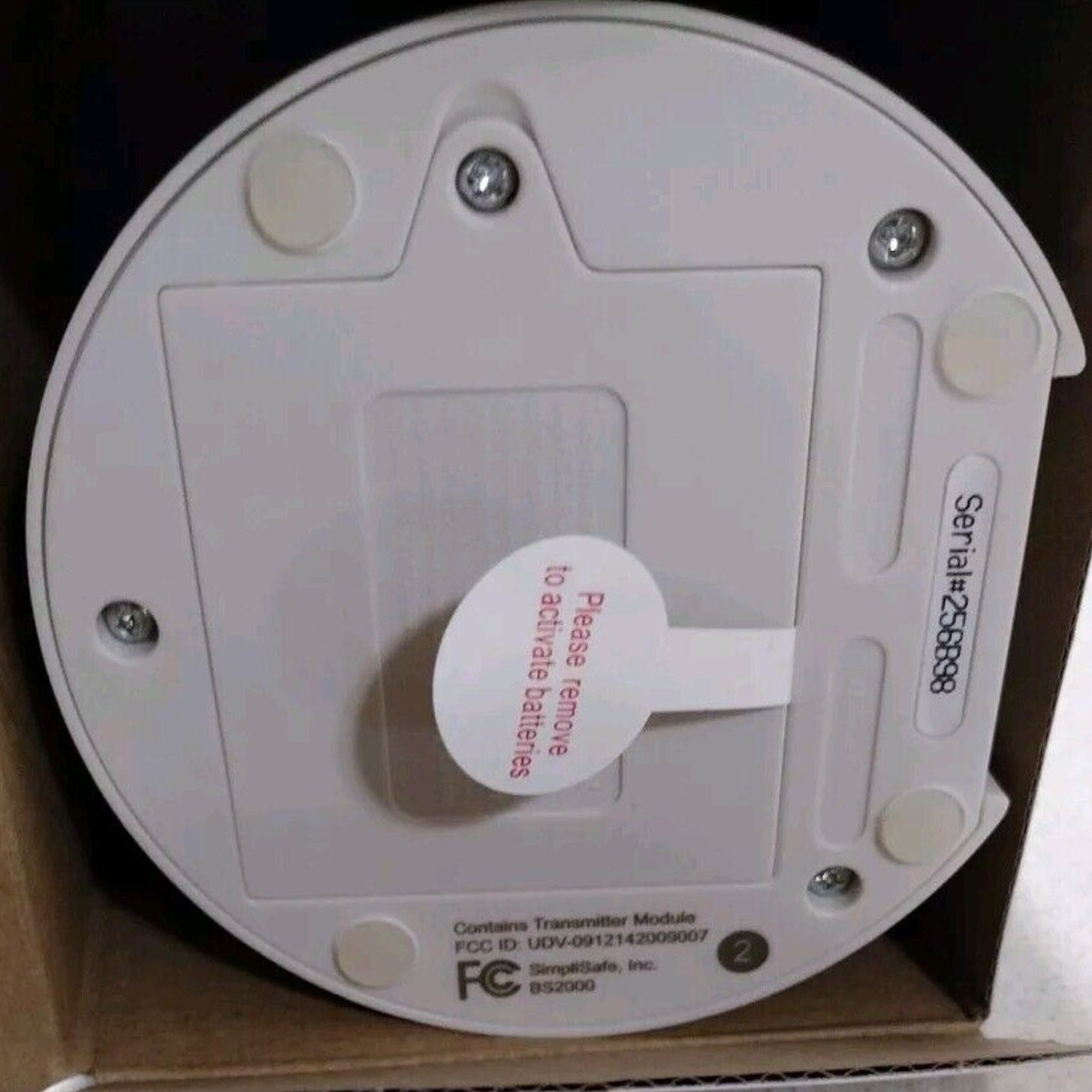 SimpliSafe Base Station BS2000 Key Pad Motion Sensor 3x Entry Sensors Manual NIB