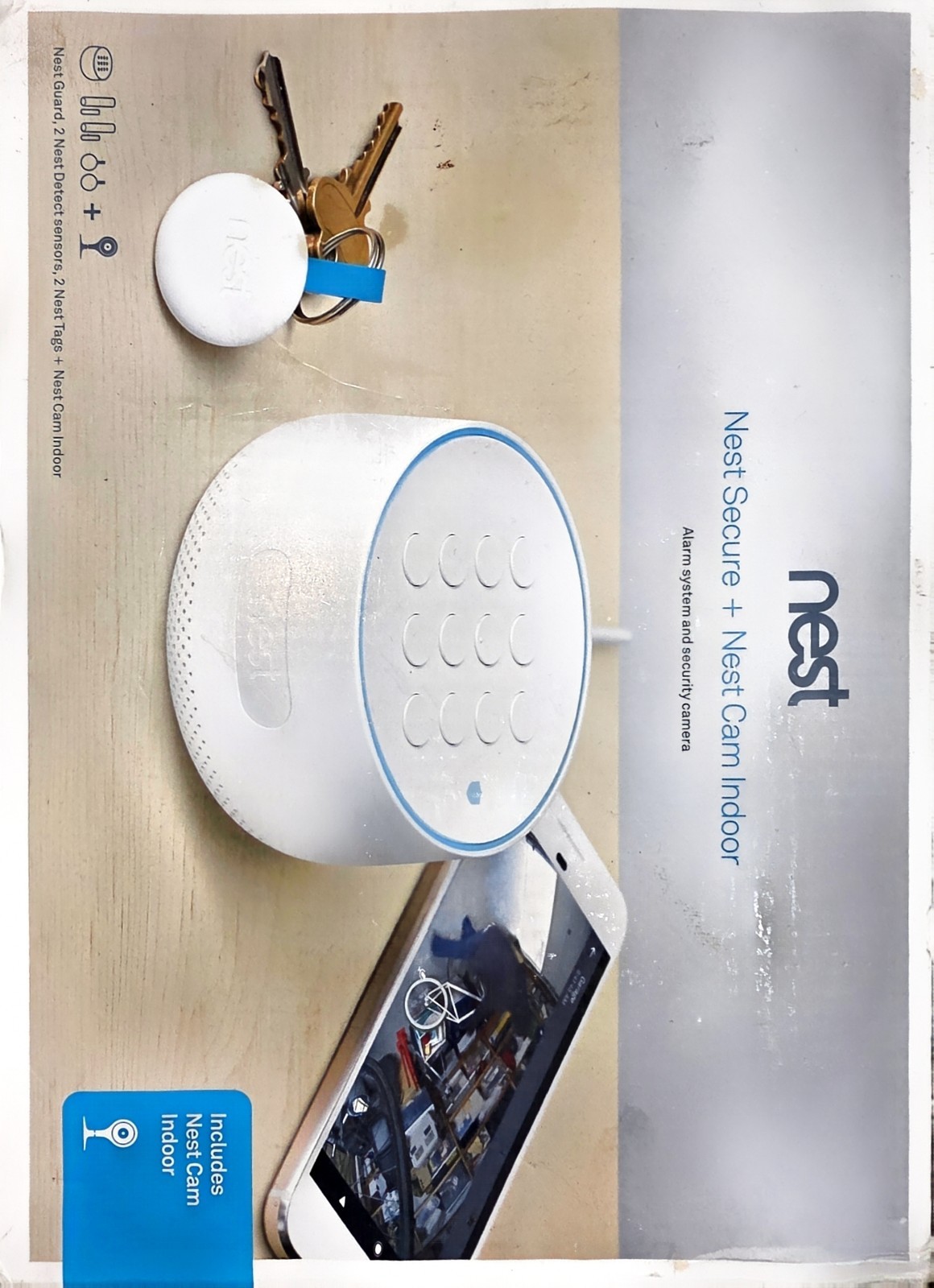 Google Nest Secure Smart Alarm System Google Nest Cam Indoor Wired Security New