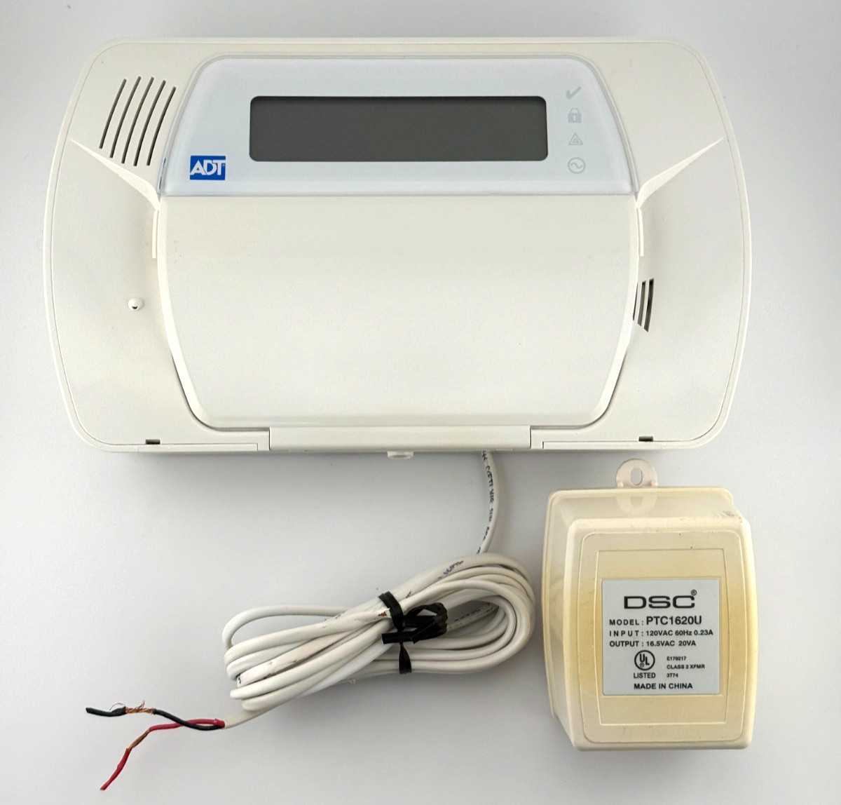 ADT SCW9057G-433 Residential Fire & Burglary Controller – Bad Battery