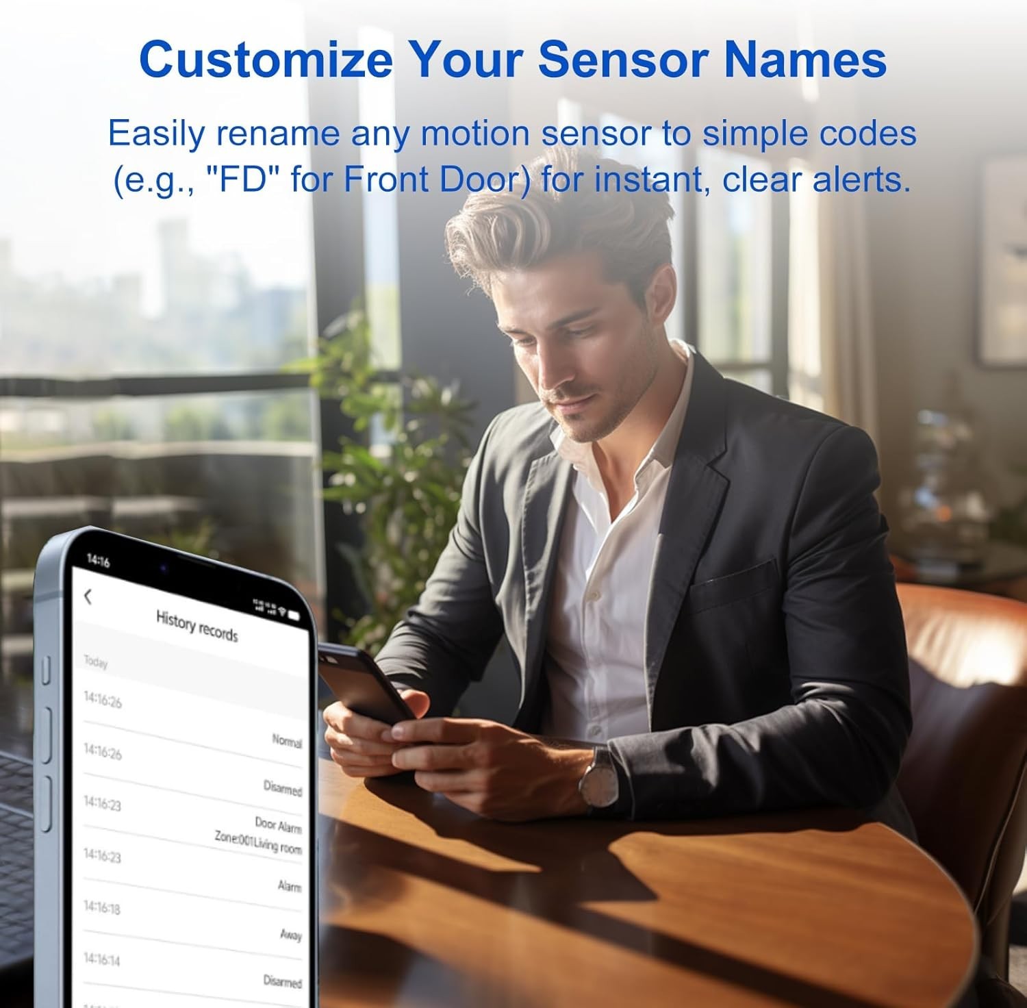 WiFi Wireless Alarm System – 24/7 Home Security, 4.3″ Touch Screen & App Alerts