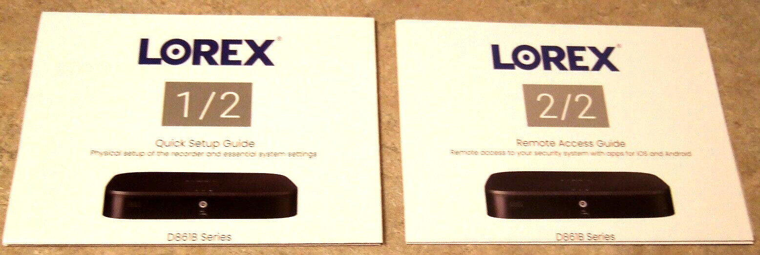 Lorex 4K Ultra HD 8CH 1TB Analog Security System – Complete System – NIB