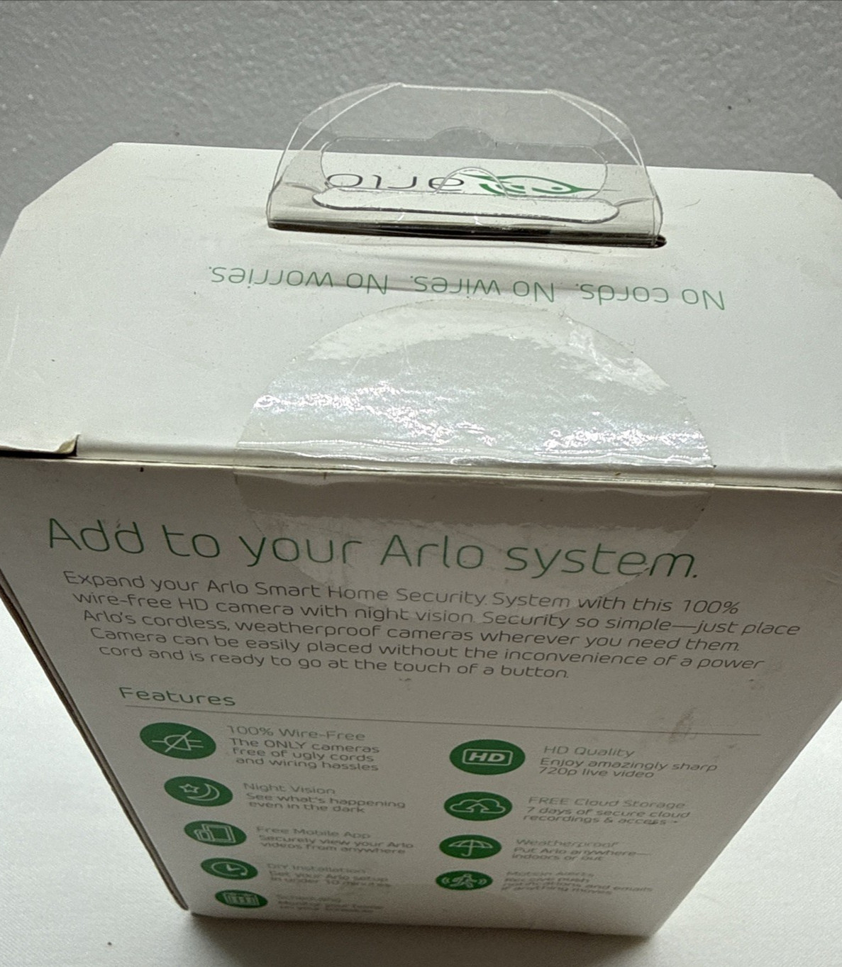 Arlo Add-on Camera Motion Detection Night vision HD VMC3030 -w/ Battery + Mount