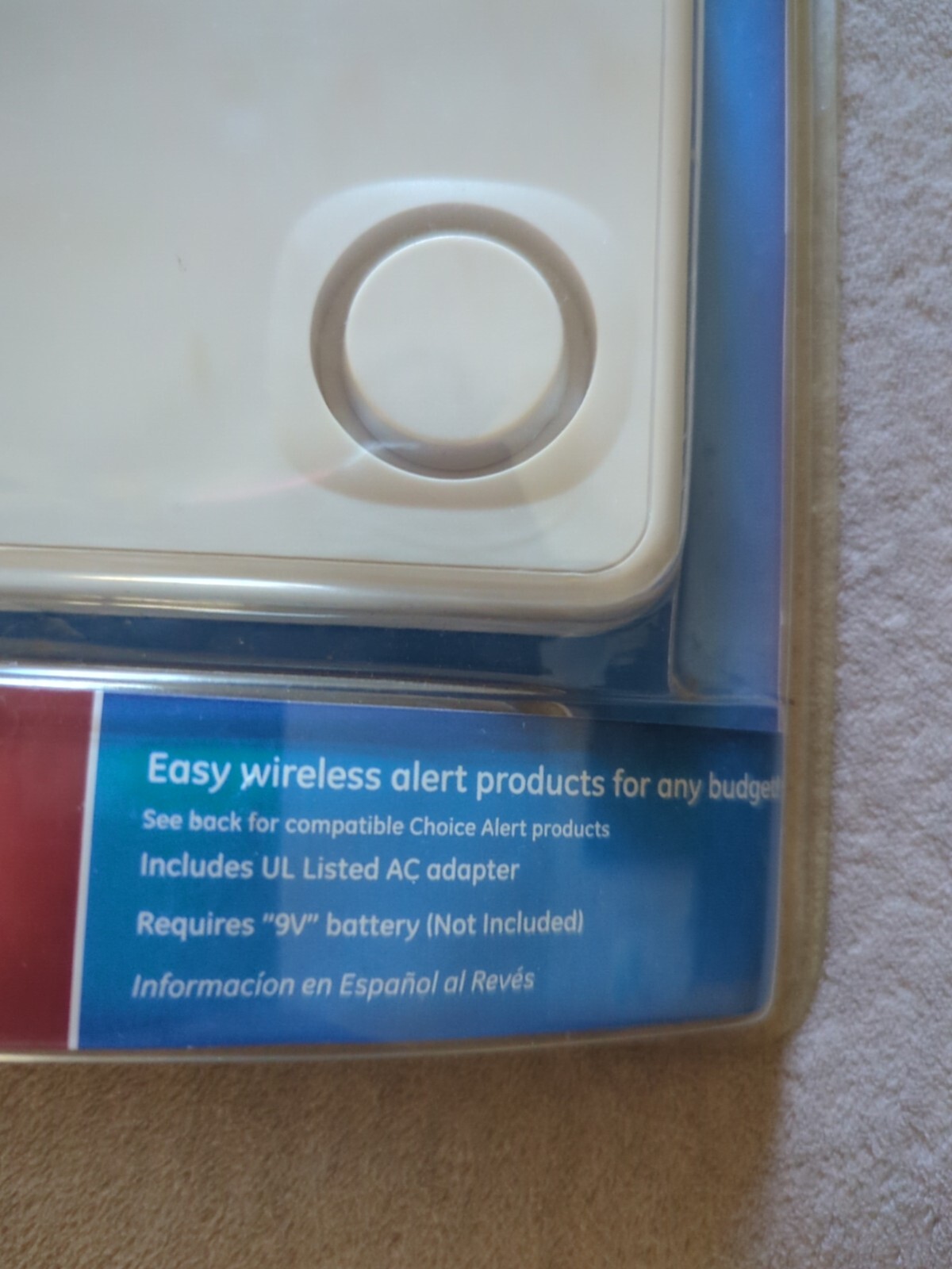 GE Wireless Alarm System Additional Siren To Increase Your System’s Sound New