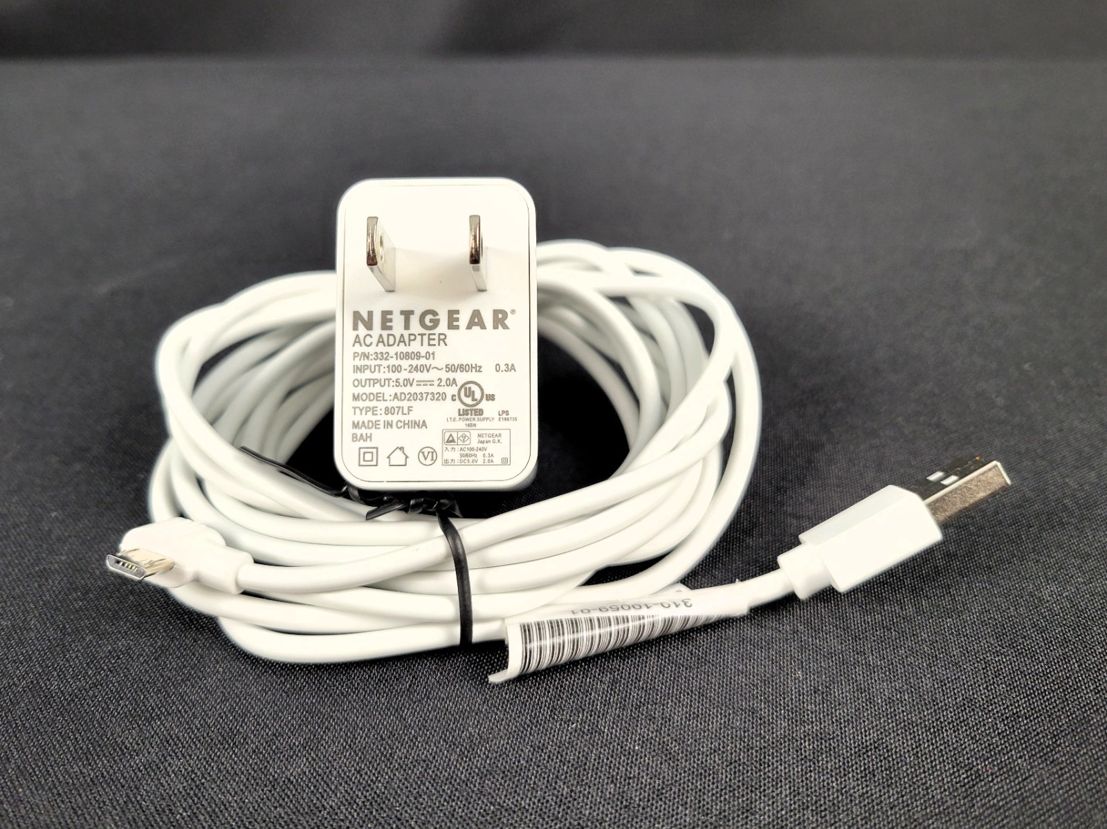 Netgear Arlo Q Cable and Power Adapter For Arlo Security Camera VMC3040