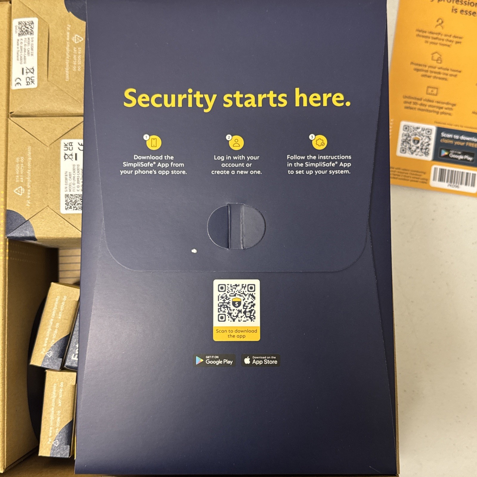 SimpliSafe Security System, Outdoor Camera, Base, Keypad, 8 Sensors, 13-Piece