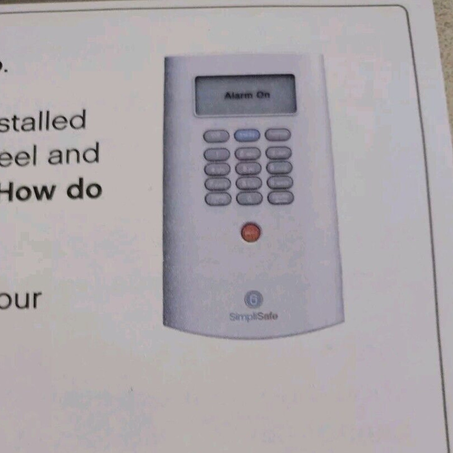 SimpliSafe Base Station BS2000 Key Pad Motion Sensor 3x Entry Sensors Manual NIB