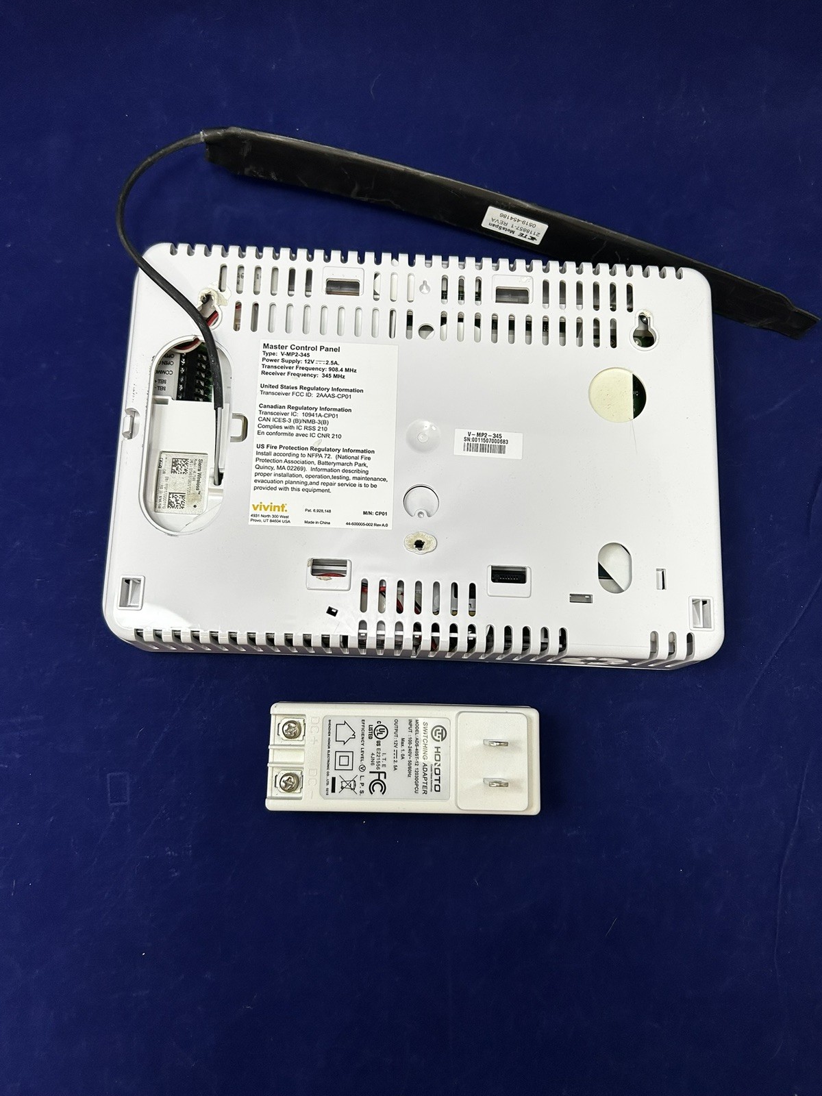 Vivint SkyControl 2.0 Master Panel V-MP2-345 Panel CP01