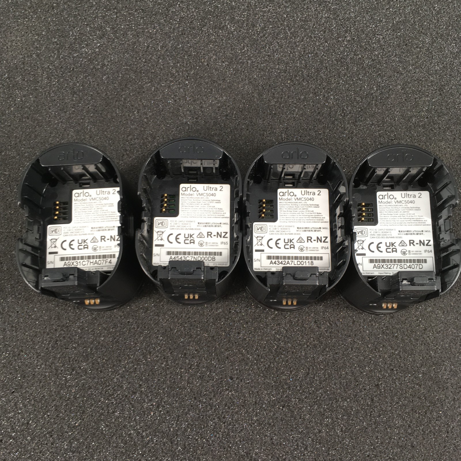 Arlo Ultra VMC5040 4K Ultra UHD Wire-Free Camera 4 PACK (SCRATCHED LENSES)