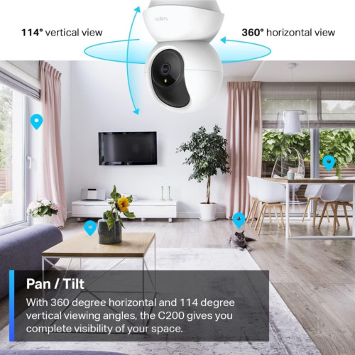 TP-Link Tapo Pan/Tilt Security Camera for Baby Monitor, Pet w/ Motion…