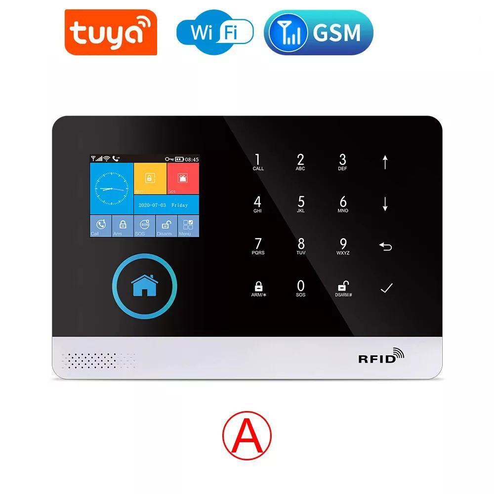 2.4G Wifi / 4G GSM Smart Home Wireless Siren Tuya Security Alarm System Camera