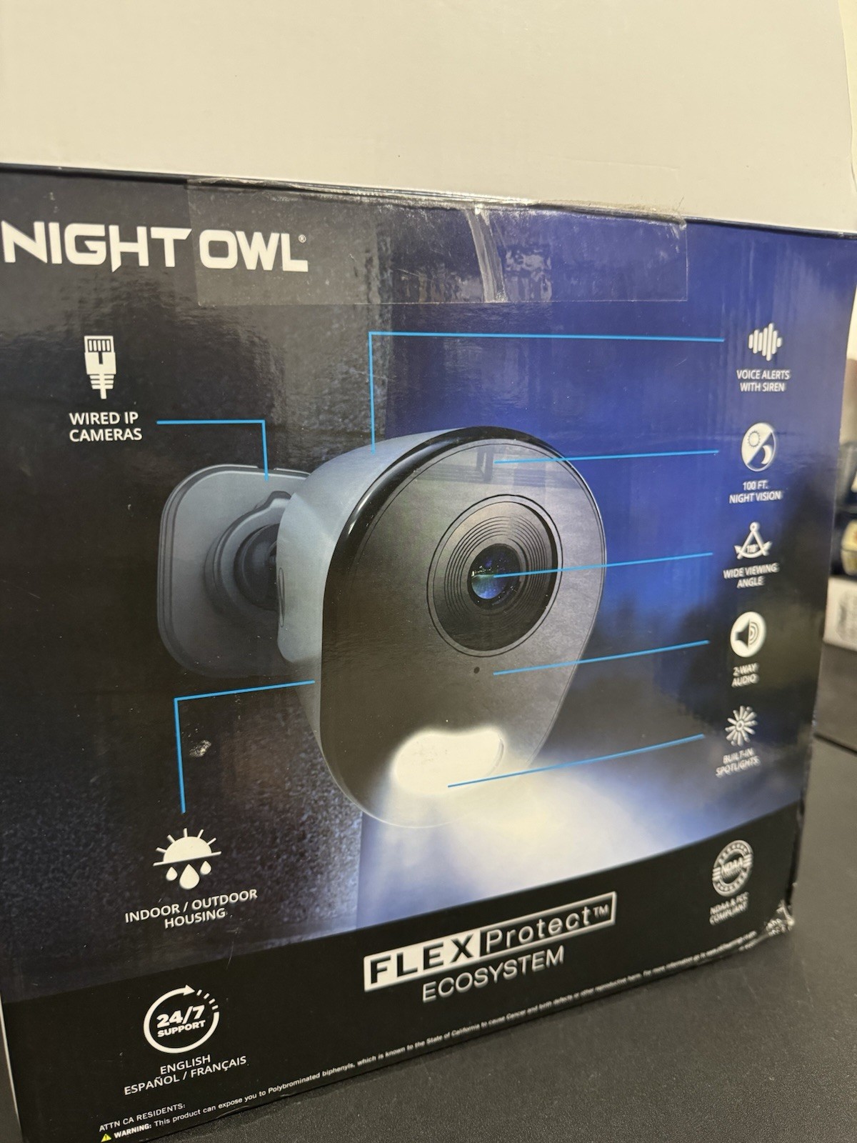 Night Owl 12MP Cameras with 2TB NVR Wired Security System, 8 Pack 12 Channels