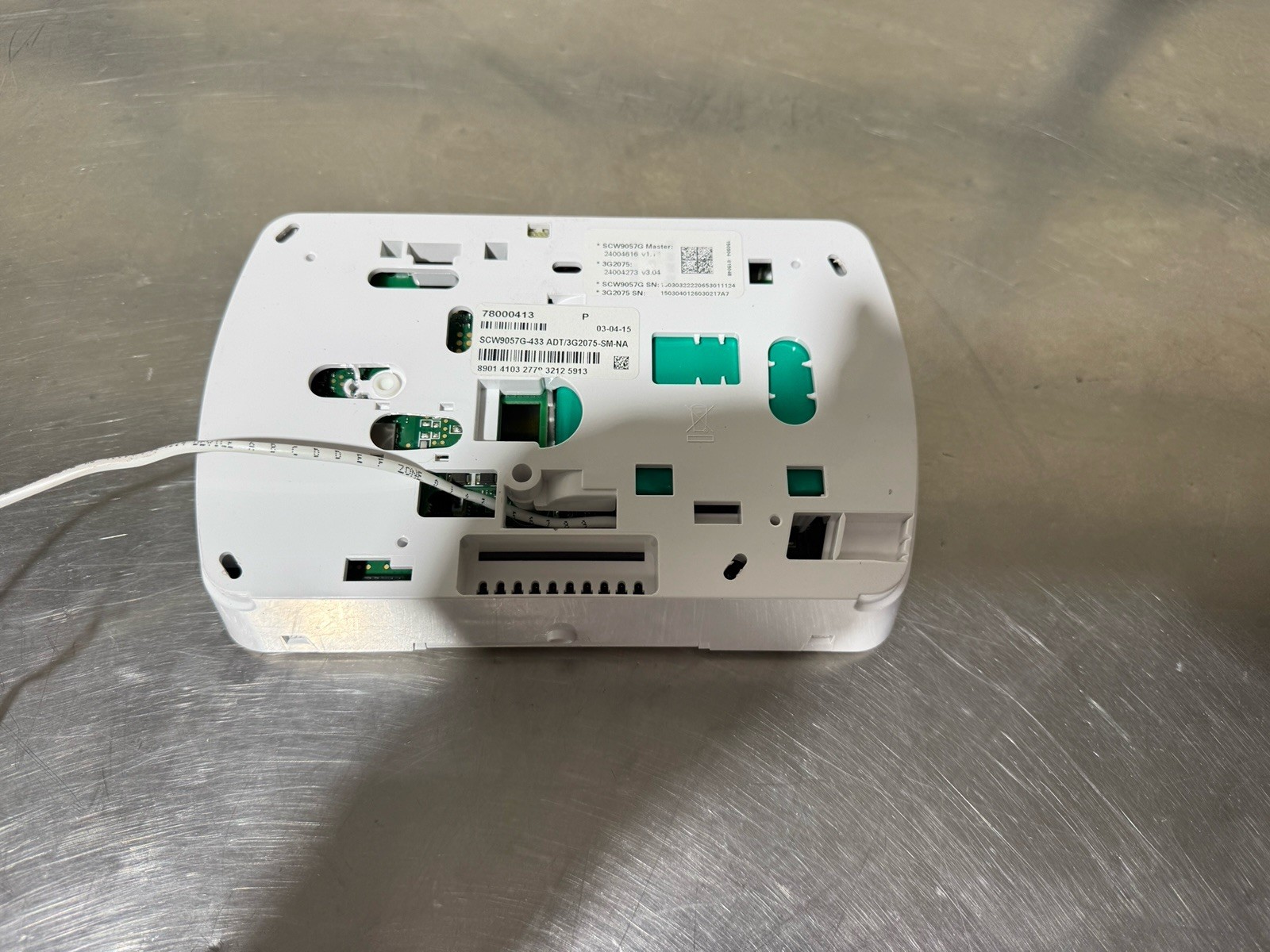 DSC Impassa SCW9057G-433 ADT Wireless Alarm Panel w/ WS4904P Motion & Power