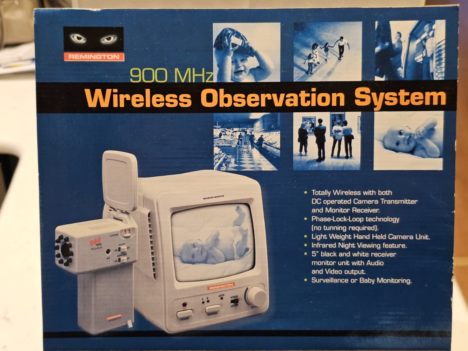 Vintage New Old Stock Remington 900 Mhz Wireless Observation System Infrared