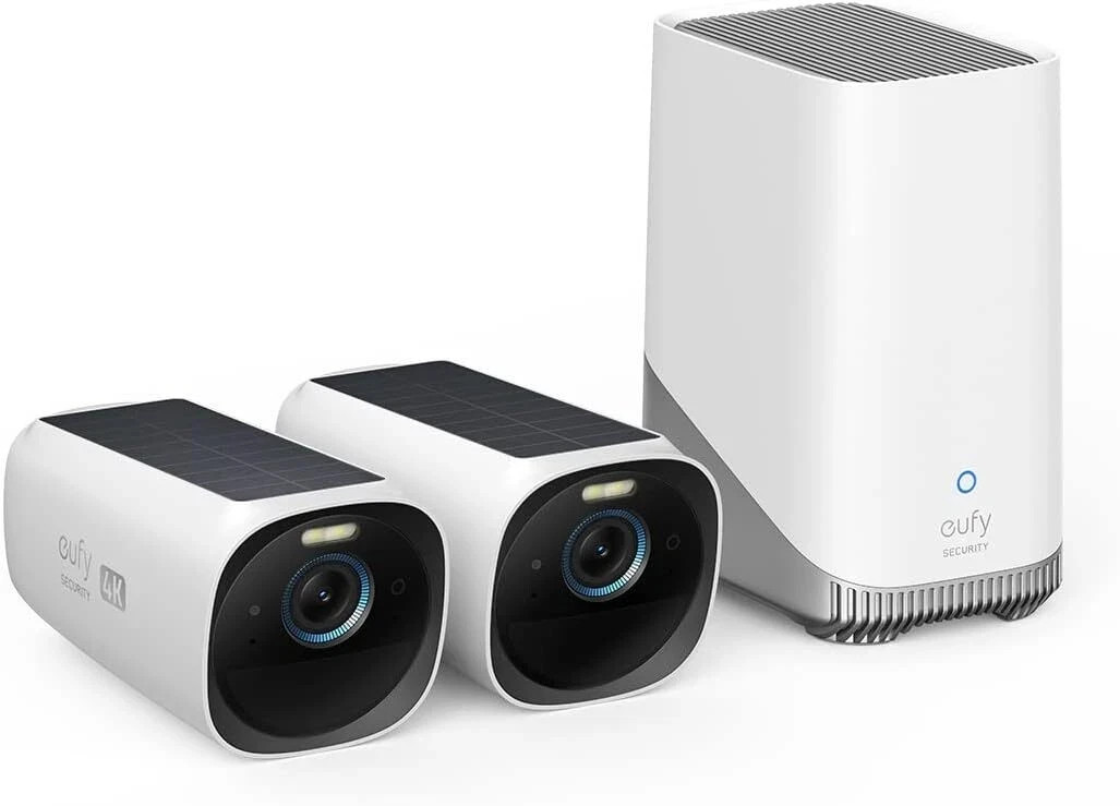 eufyCam 3 Security Camera System 4K Outdoor Wireless Camera w/ Solar Panel