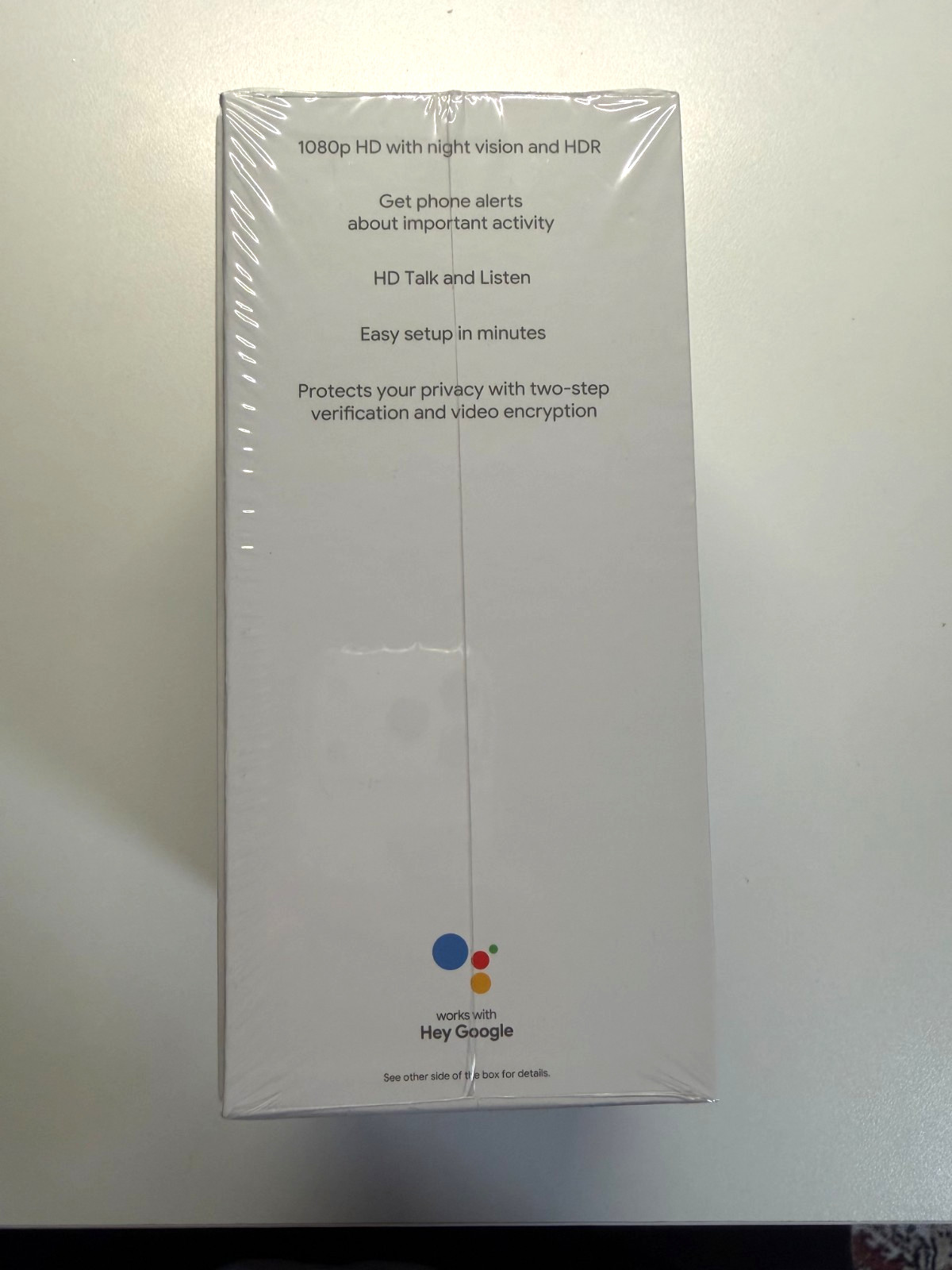 Google Nest Cam 2nd Gen Indoor Wired 1080p Home Security Camera White NEW