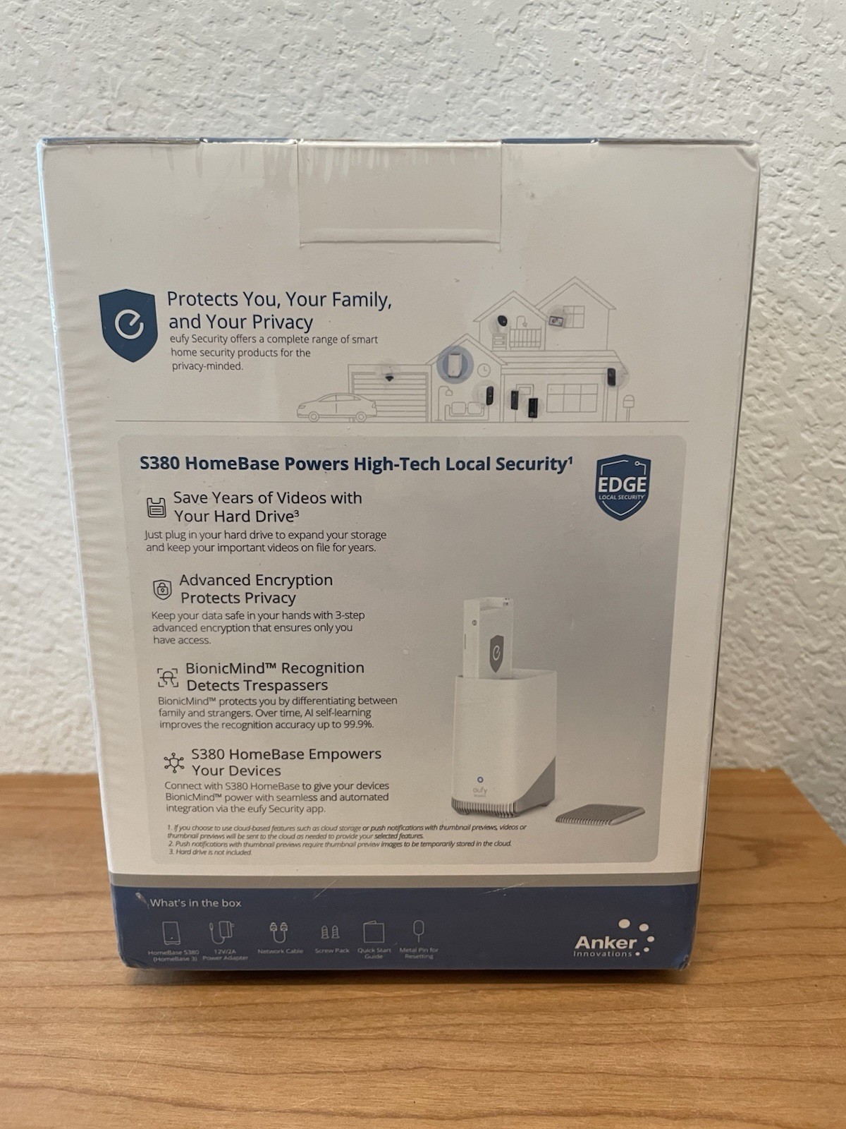 eufy S380 HomeBase 3 Edge Security Center Local Expandable Storage up to 16TB