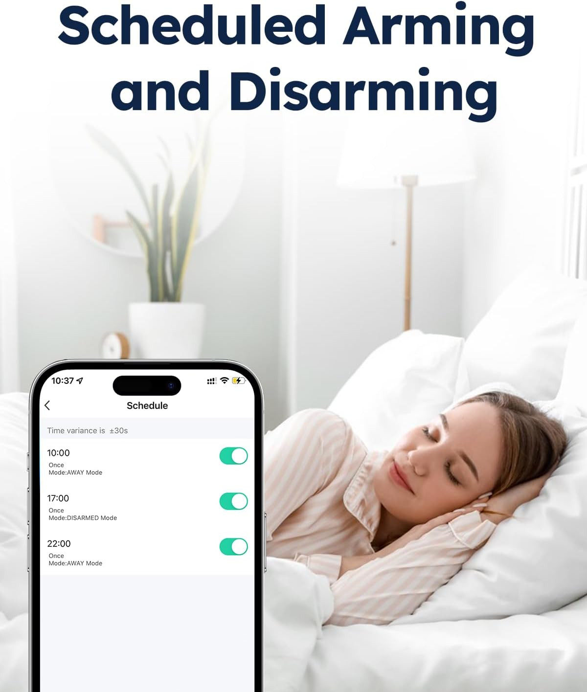 Wifi Door Alarm System, Wireless DIY Smart Home Security System, with Phone APP