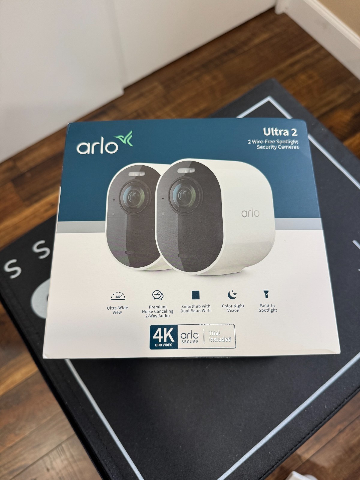 Arlo Ultra 2 4K Wireless Security System with Hub and Doorbell/Chime