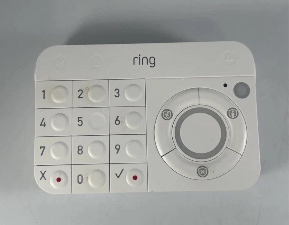 Ring Z Wave Plus Wireless Indoor Alarm Security System Base + Keypad