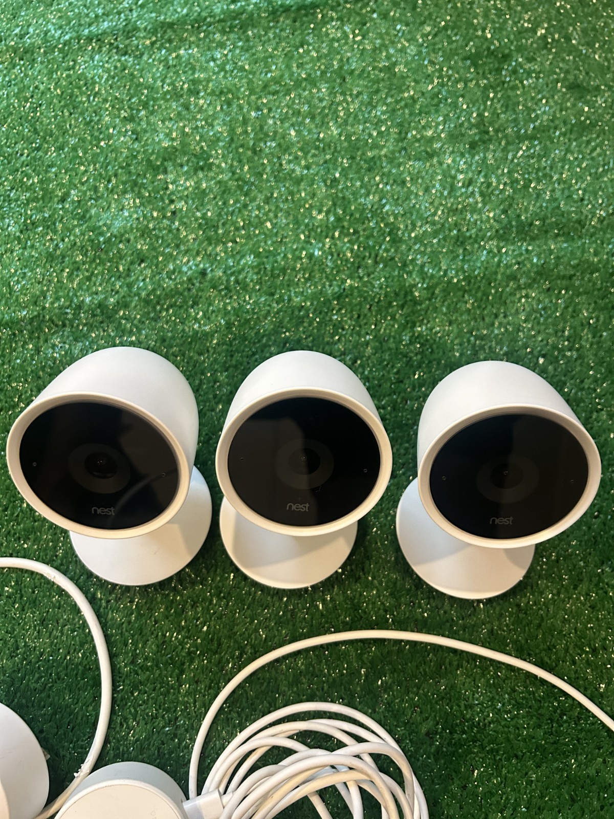 Lot 3 Google Nest IQ Indoor Cam 1080p HD Wifi Smart Wireless Camera A0053 Tested