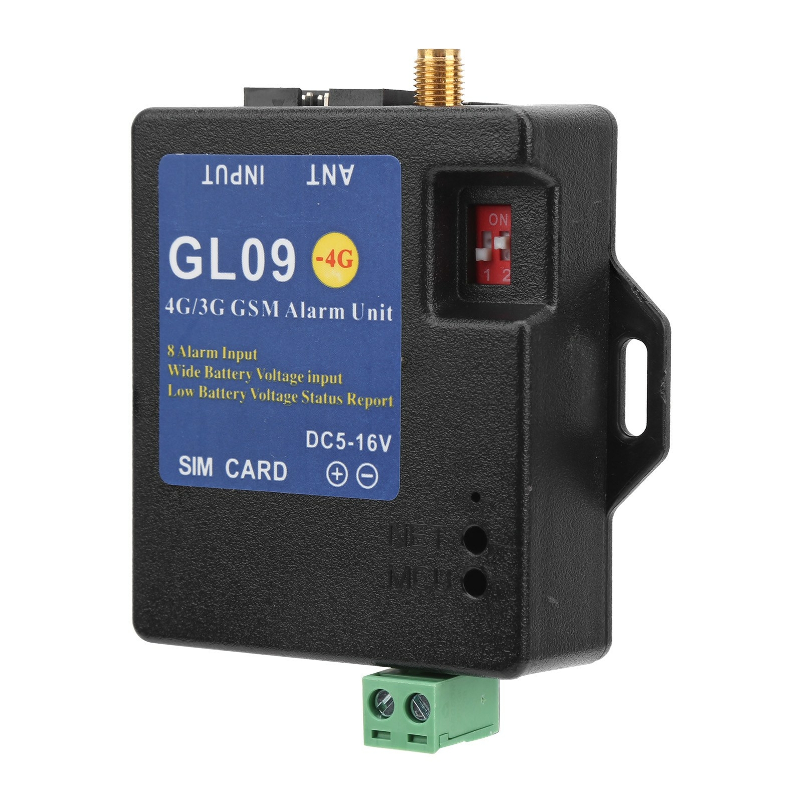 4G 3G 2G GSM Alarm System 8 Channels 5-16V DC Home Security SMS Message Call APP
