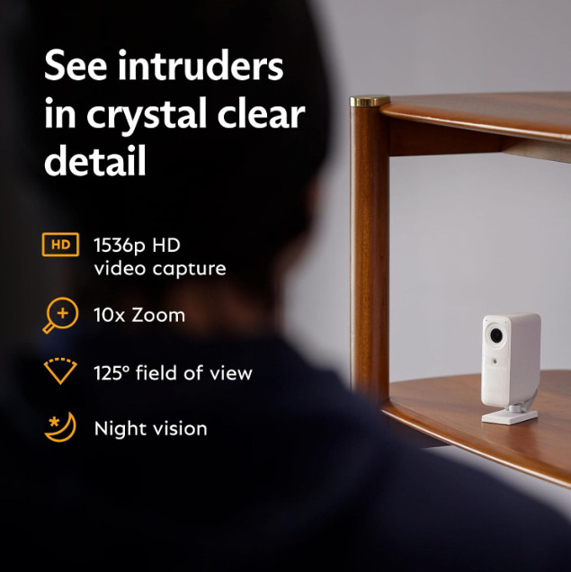 SimpliSafe Smart Alarm Wireless Indoor Security Camera CM006-01RUS