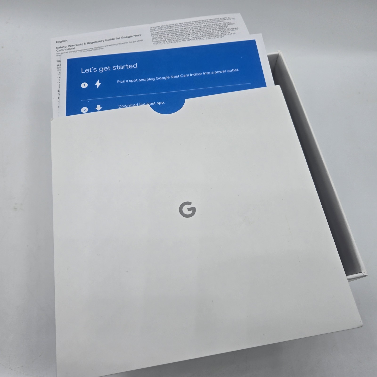 New Open Box Google Nest A0005 NC1102ES Cam Indoor Security Camera 1st Gen – NIB
