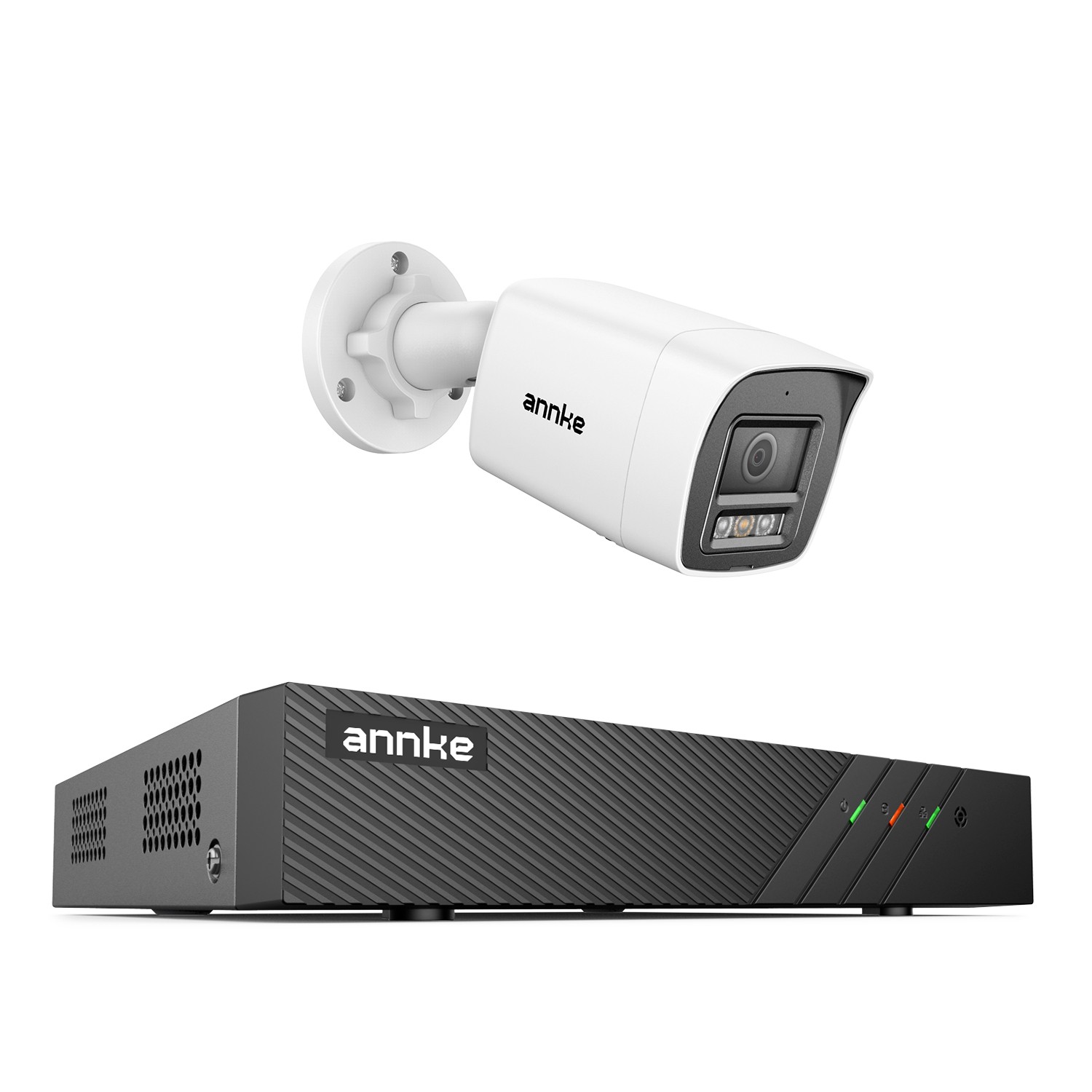 ANNKE 8CH 4K NVR 8MP Color Night POE Security Camera System Audio Recording CCTV