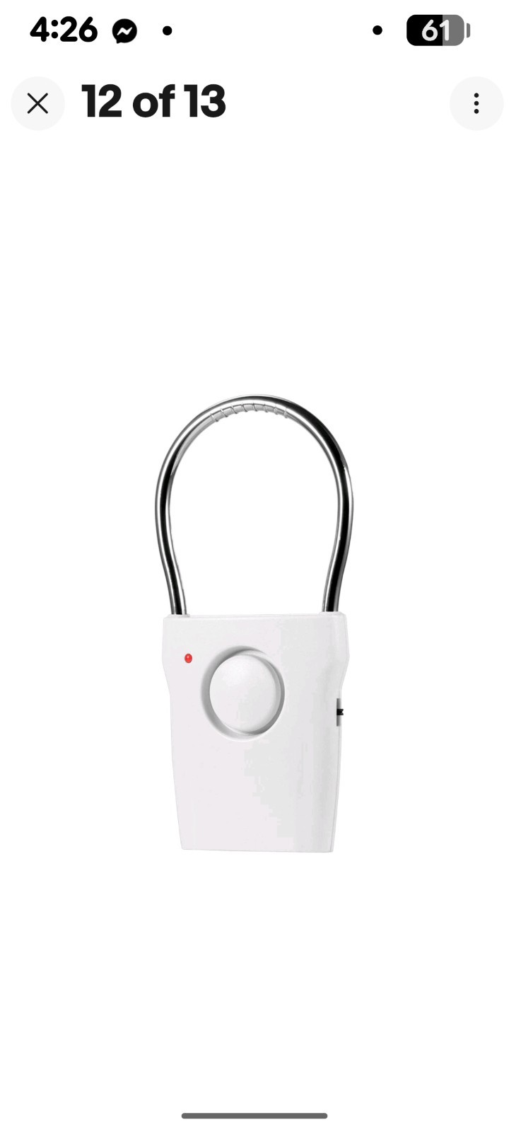 4 X 120dB Touch Sensor Handle Alarm Anti-Theft Security Door Window Burglar USA