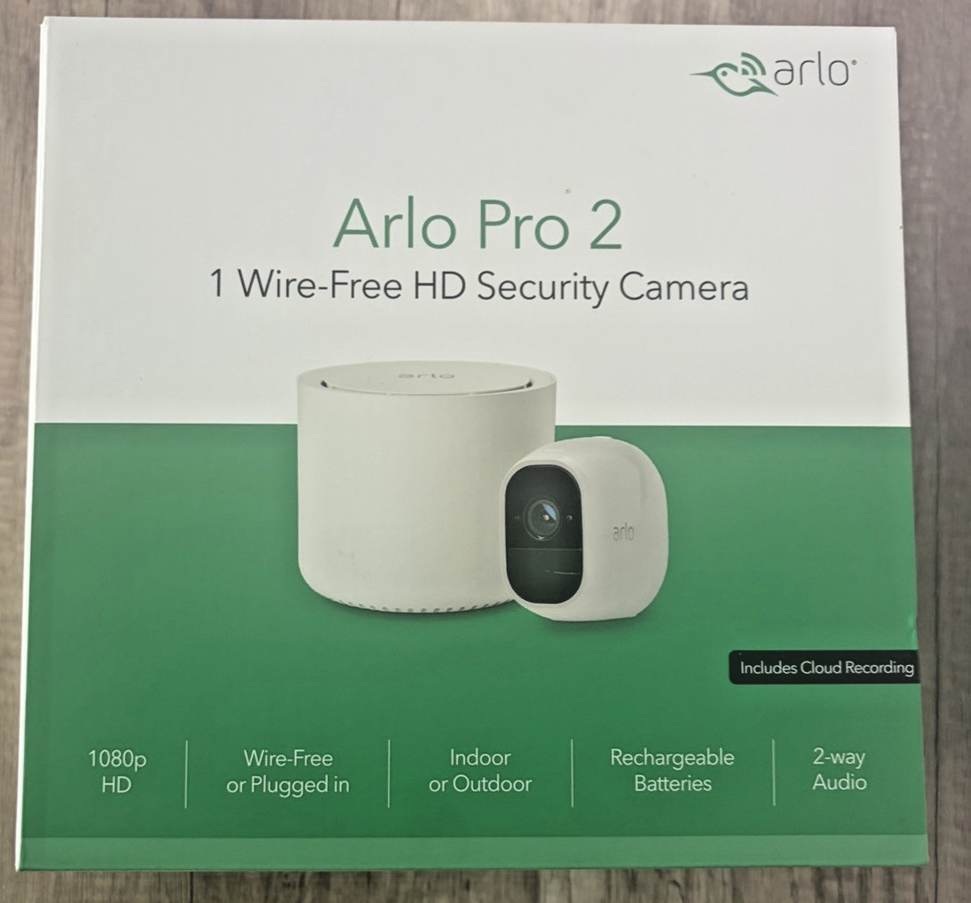 Arlo Pro 2 VMS4120P-100NAS 1 Wire-Free HD Security Camera NEW NIB