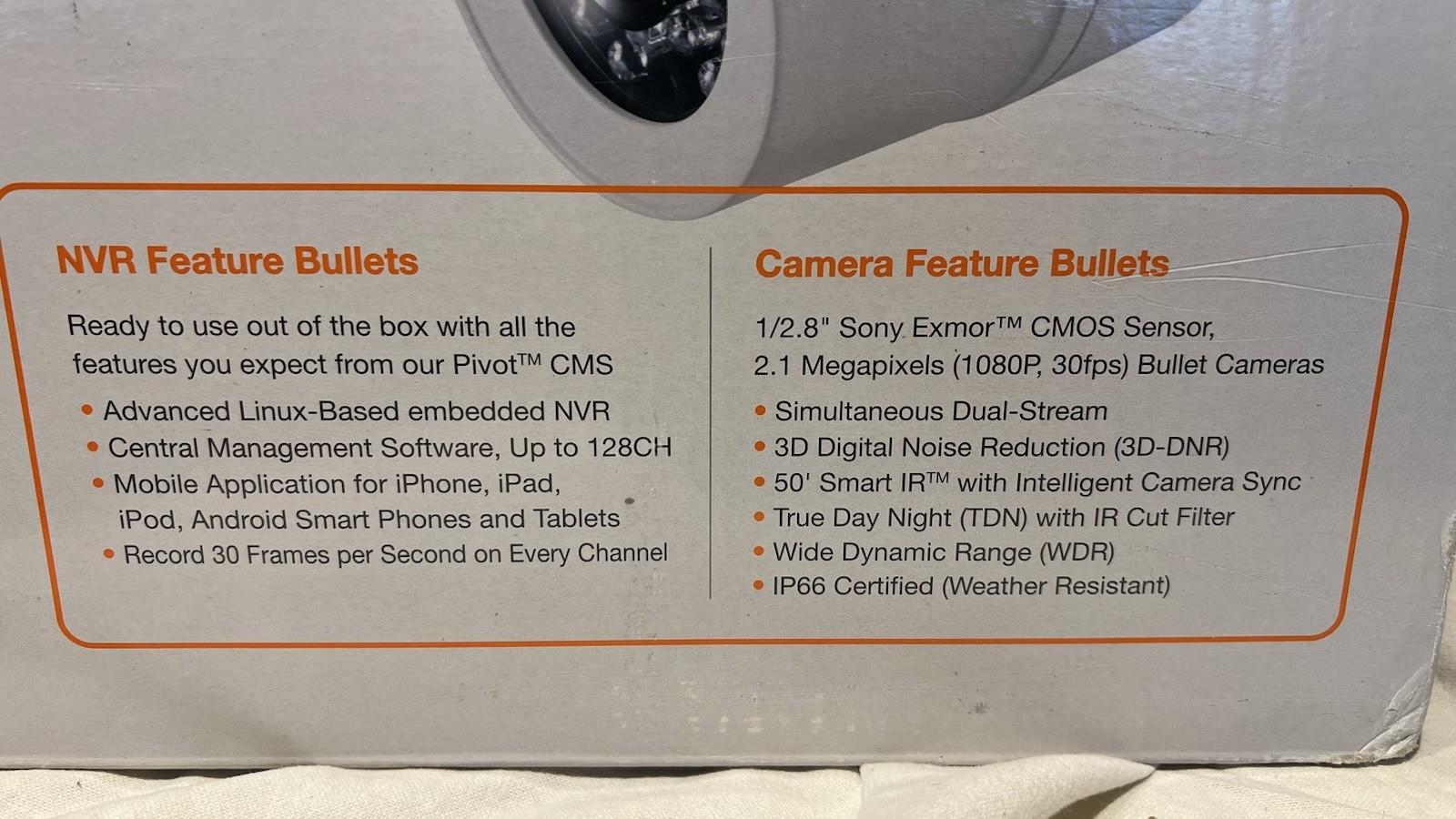 NEW, Digital Watchdog DW-VIP42T2B4 4-Outdoor IP Surveillance Camera System-2TB