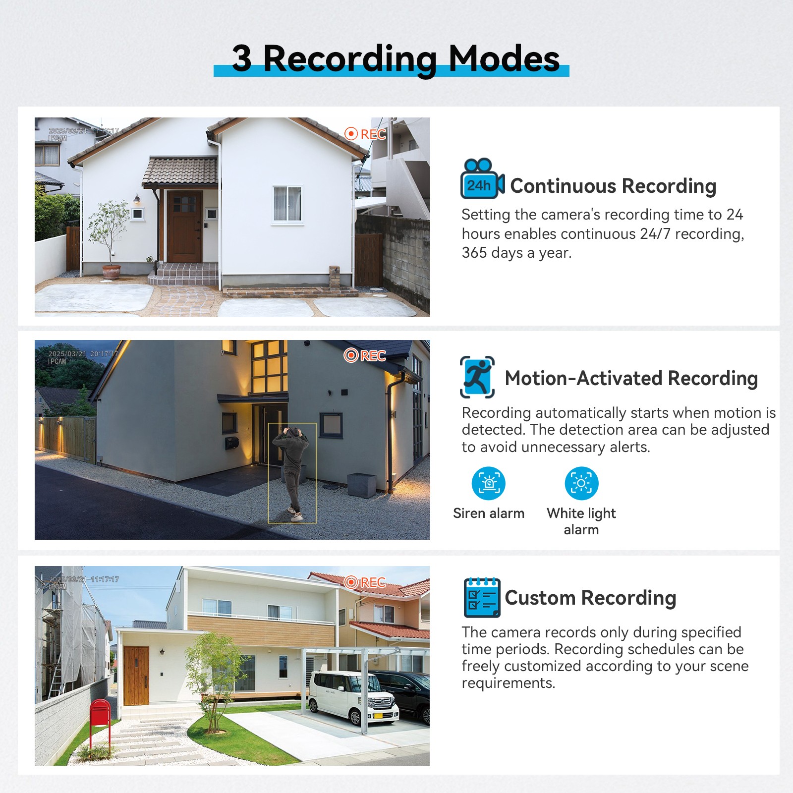 JENNOV 5MP Home Wireless Security Camera System Outdoor 1TB Monitor Audio WiFi