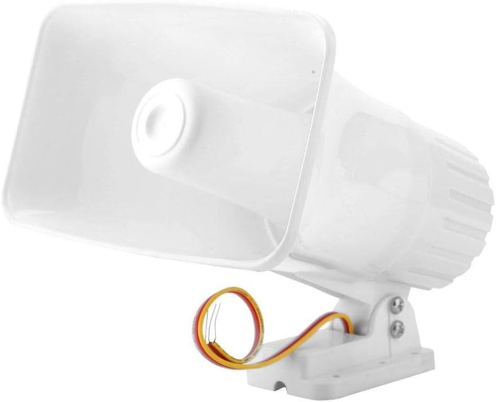 Alarm Siren, 150 Db DC12V Alarm Siren Dual Tone Wired Horn Siren Speaker for Ho