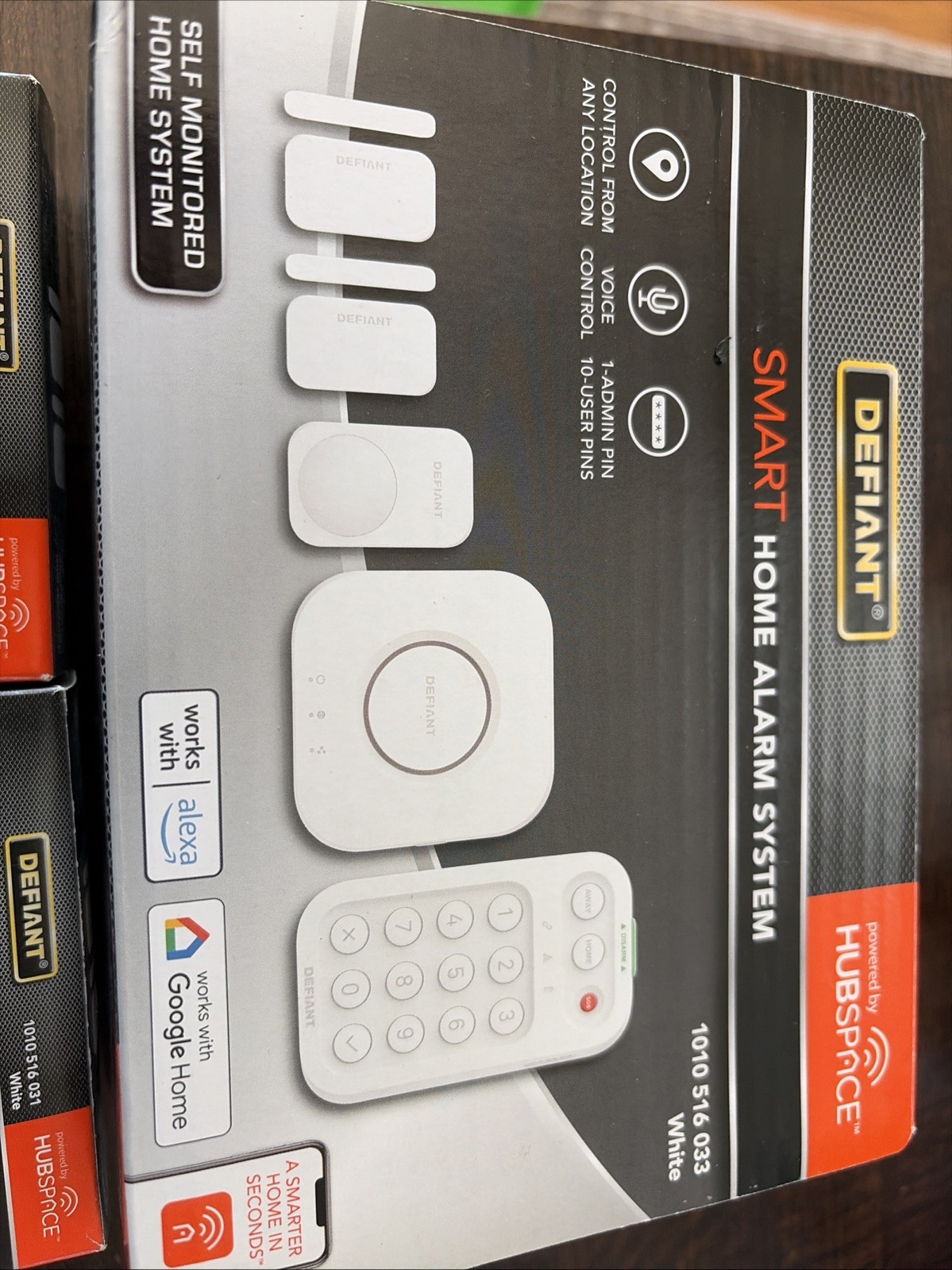 Defiant Smart Home Alarm System w/ WiFi & Bluetooth + 4 Extra Window Sensors NIB