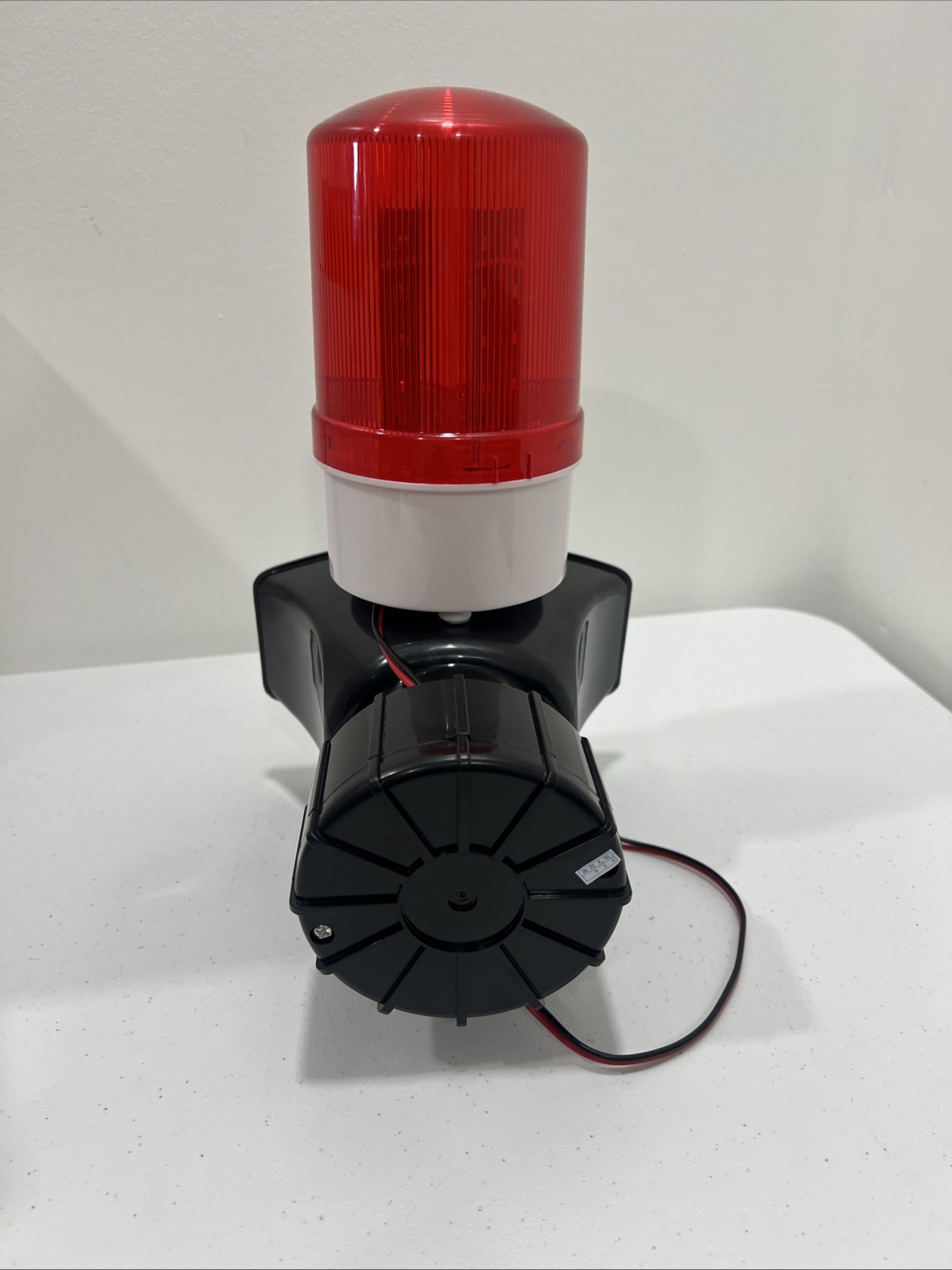 AC110V LED Alarm Siren 115dB Flashing Light 60W Warning System for Factory -NOB-