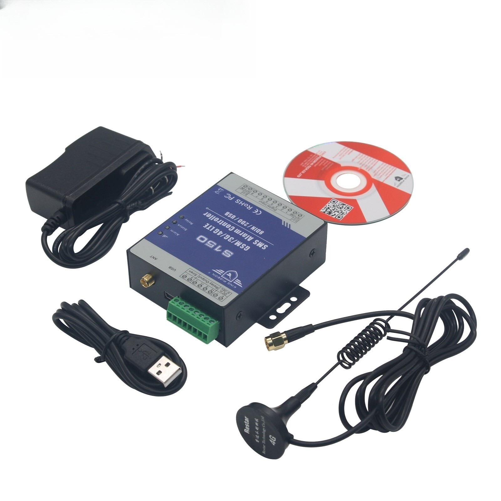 S150 4G GSM SMS 8 Way Remote Controller Alarm Relay Switch Android APP Ios APP