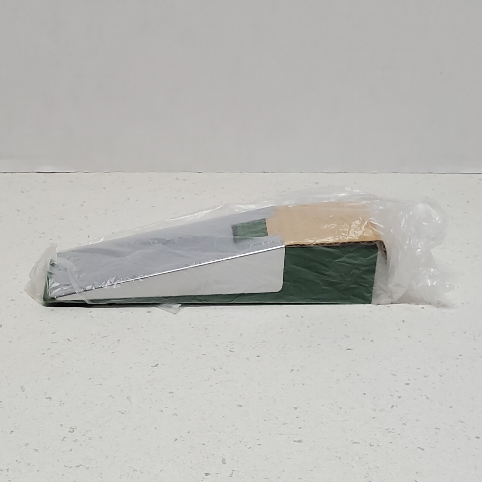 Door Stop Vintage Wedge Security Alarm Old Stock Rare Green (NEW)