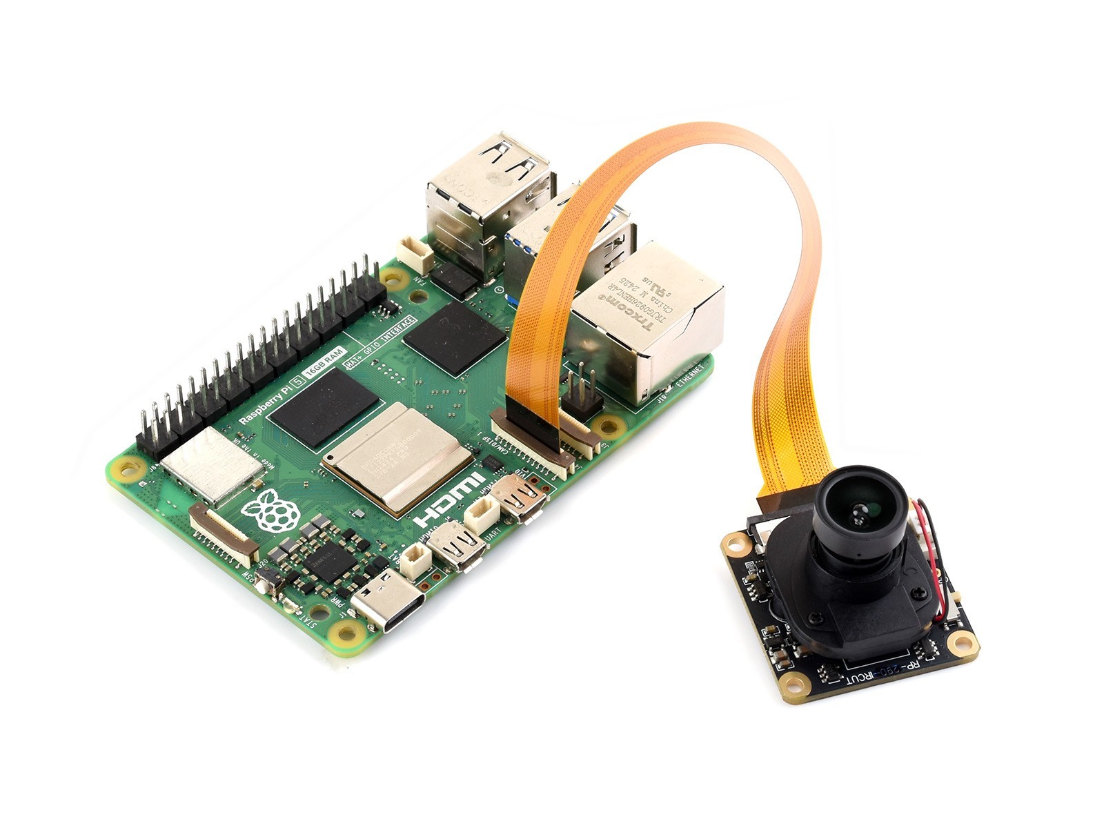 Waveshare IMX291 2MP IR-CUT Camera, Fixed-Focus, 83° Diagonal FOV