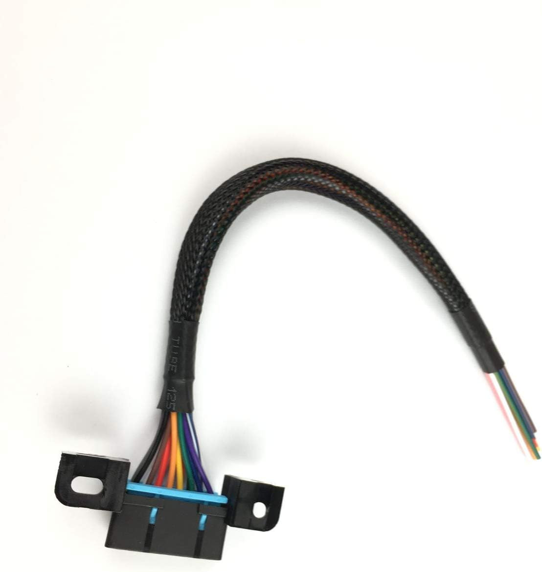 16PIN J1962F OBD2 Female to Open Cable OBDII Dash Port Pigtail Fixed Wire Harnes