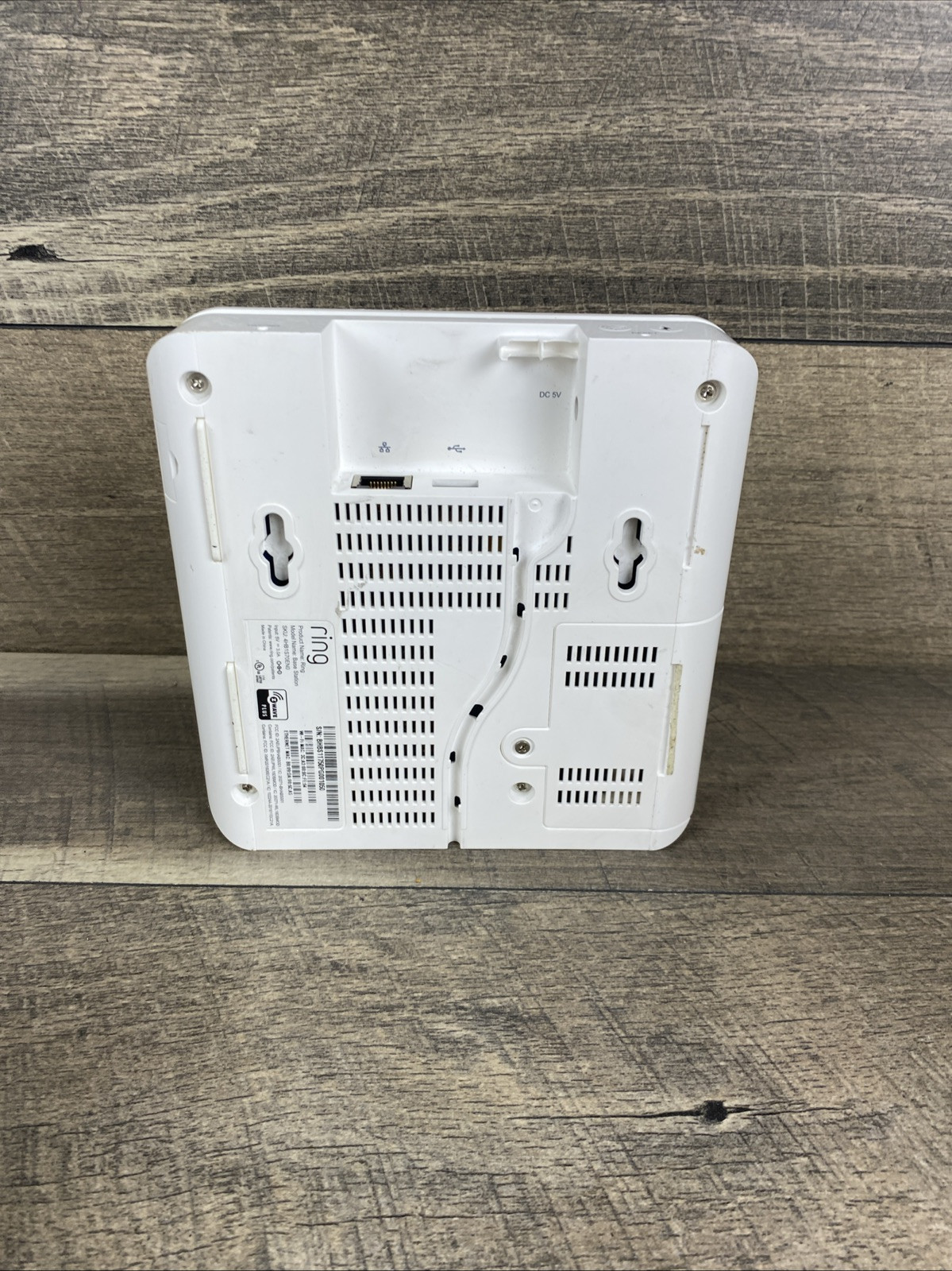 Ring Z Wave Plus Alarm Base Station US No Power Cord⚠️needs to Be Transfer⚠️