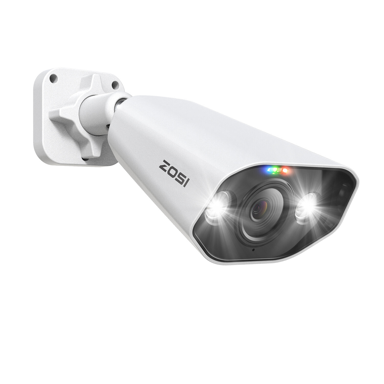 ZOSI 5MP POE Home Security IP Camera AI Vehicle/Voice Activity Alerts 2Way Audio