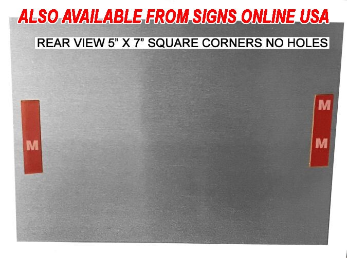 Property Protected By Video Surveillance Security Camera Metal Sign 5″ x 7″