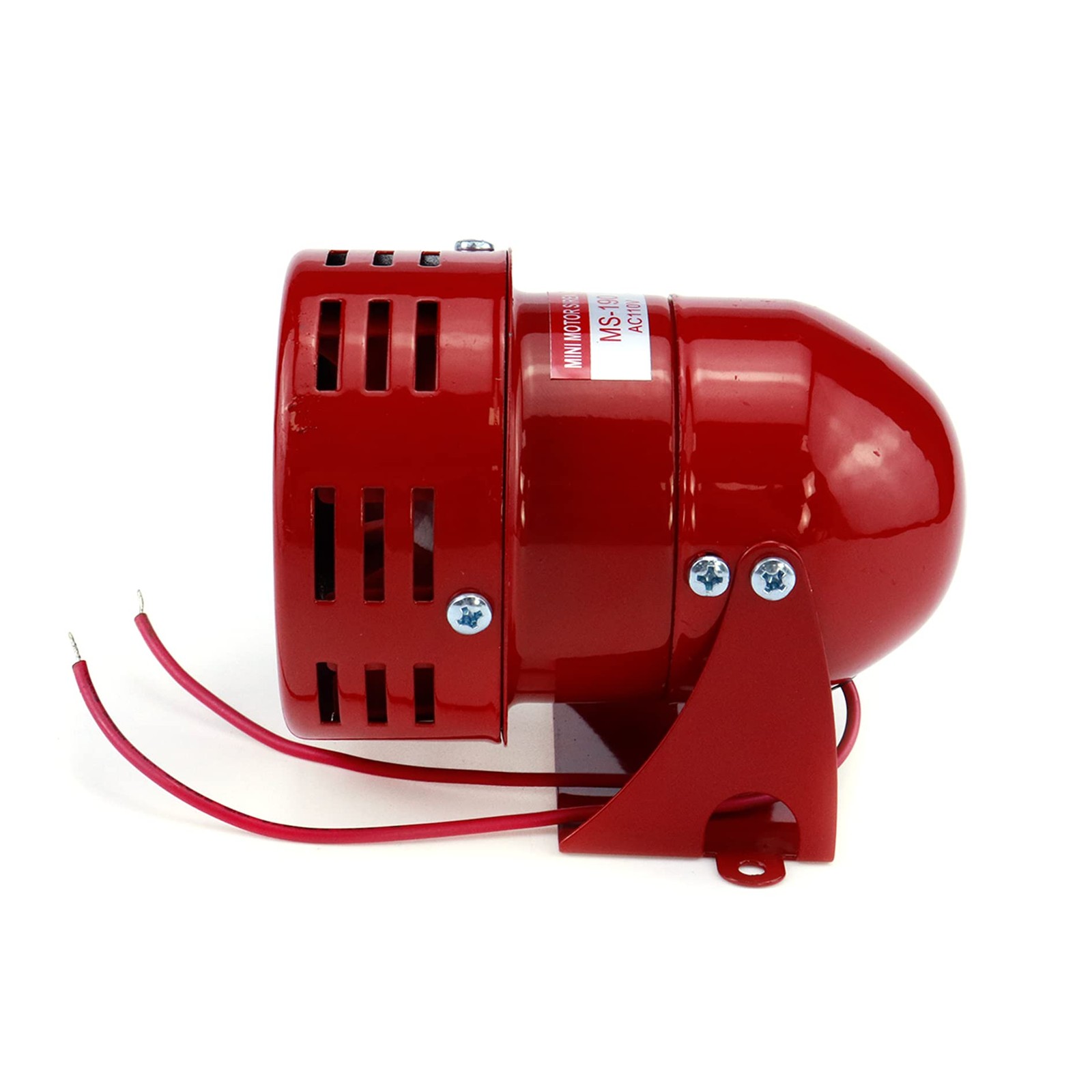 S SYDIEN Motor Siren Red 1Pc AC 110V 114dB Industry Electric Motor Alarm Driv…