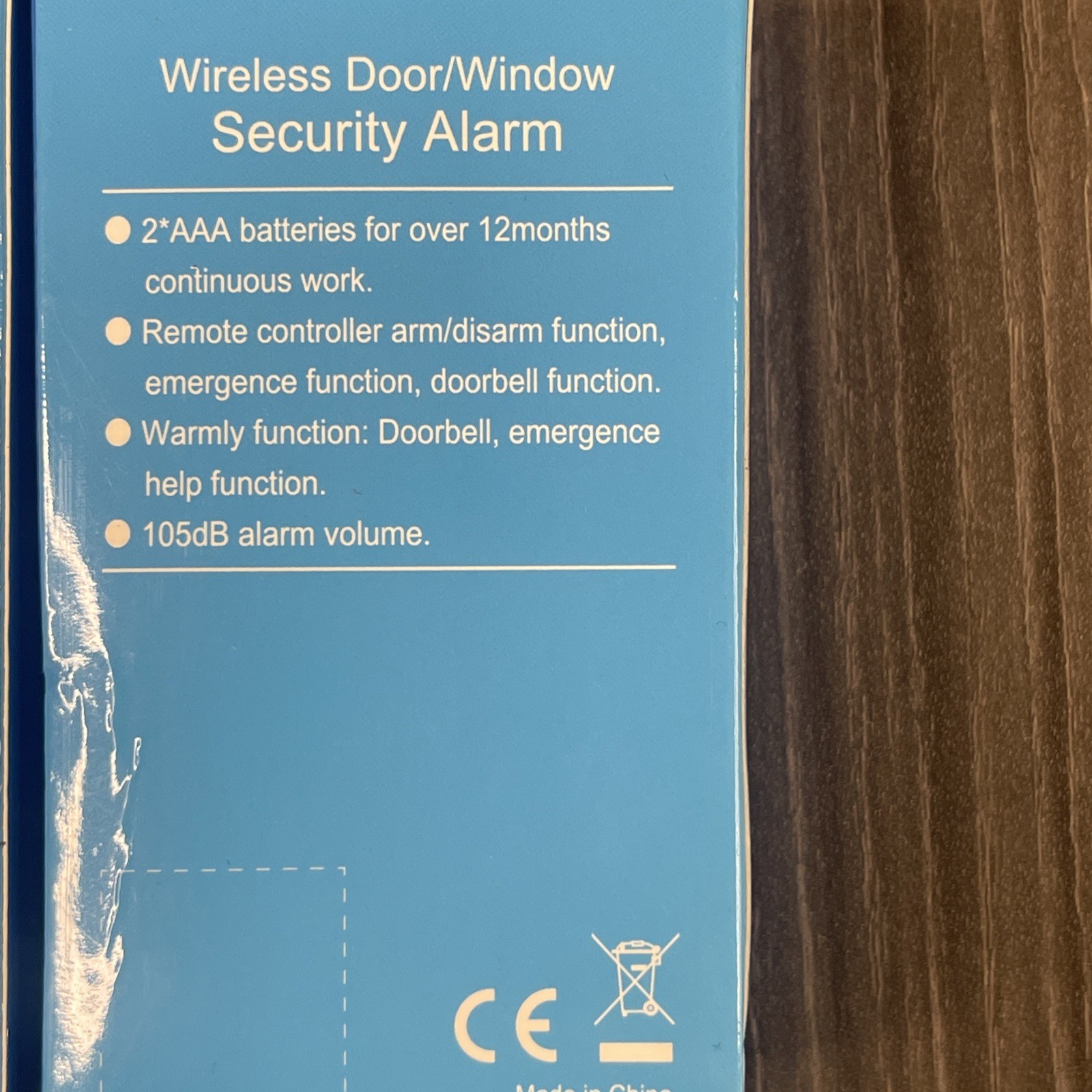 Wireless Remote Control Magnetic Sensor Door Window Home Security Pool Alarm