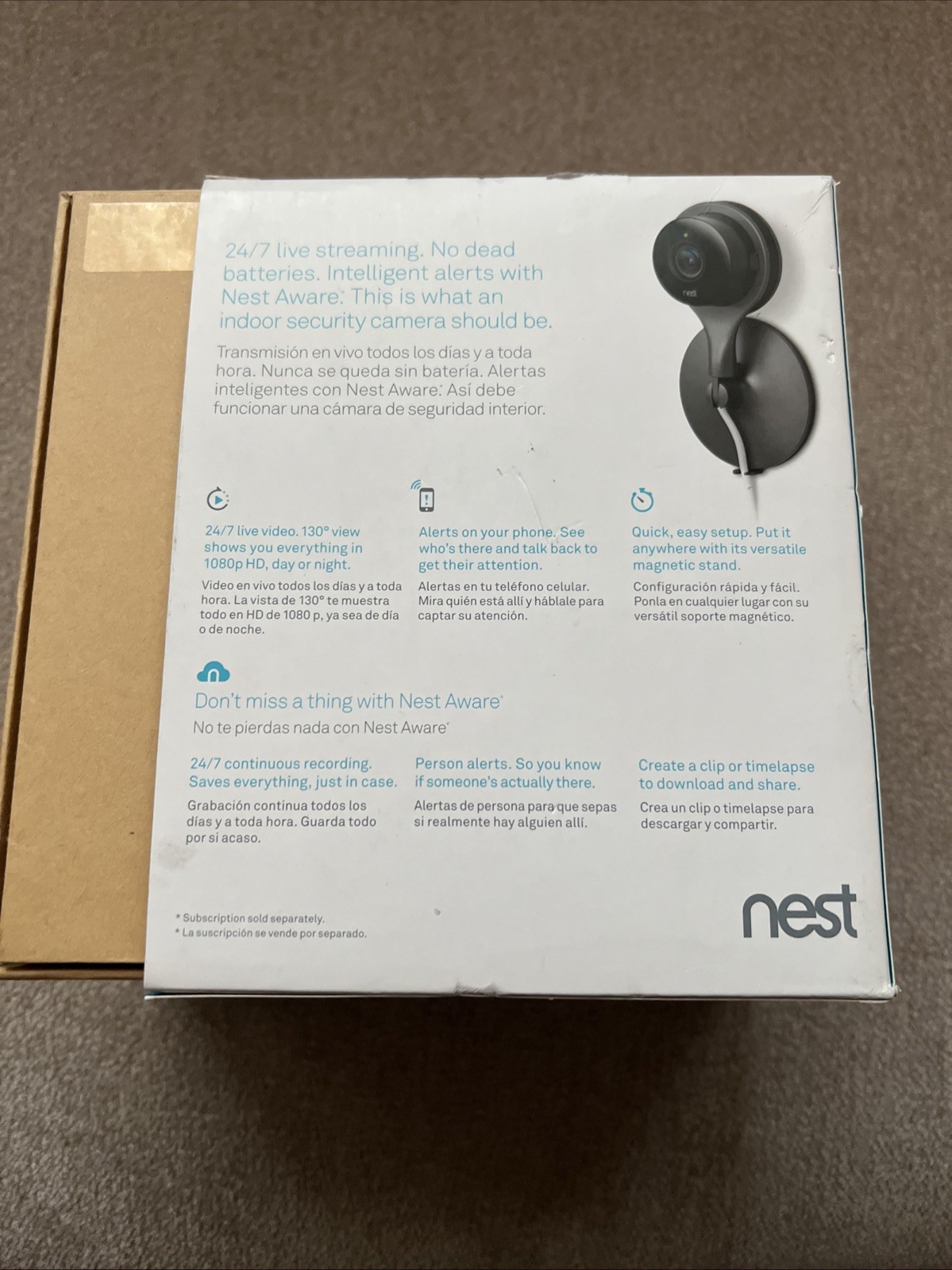 Nest NC1102ES 1080p Security Camera