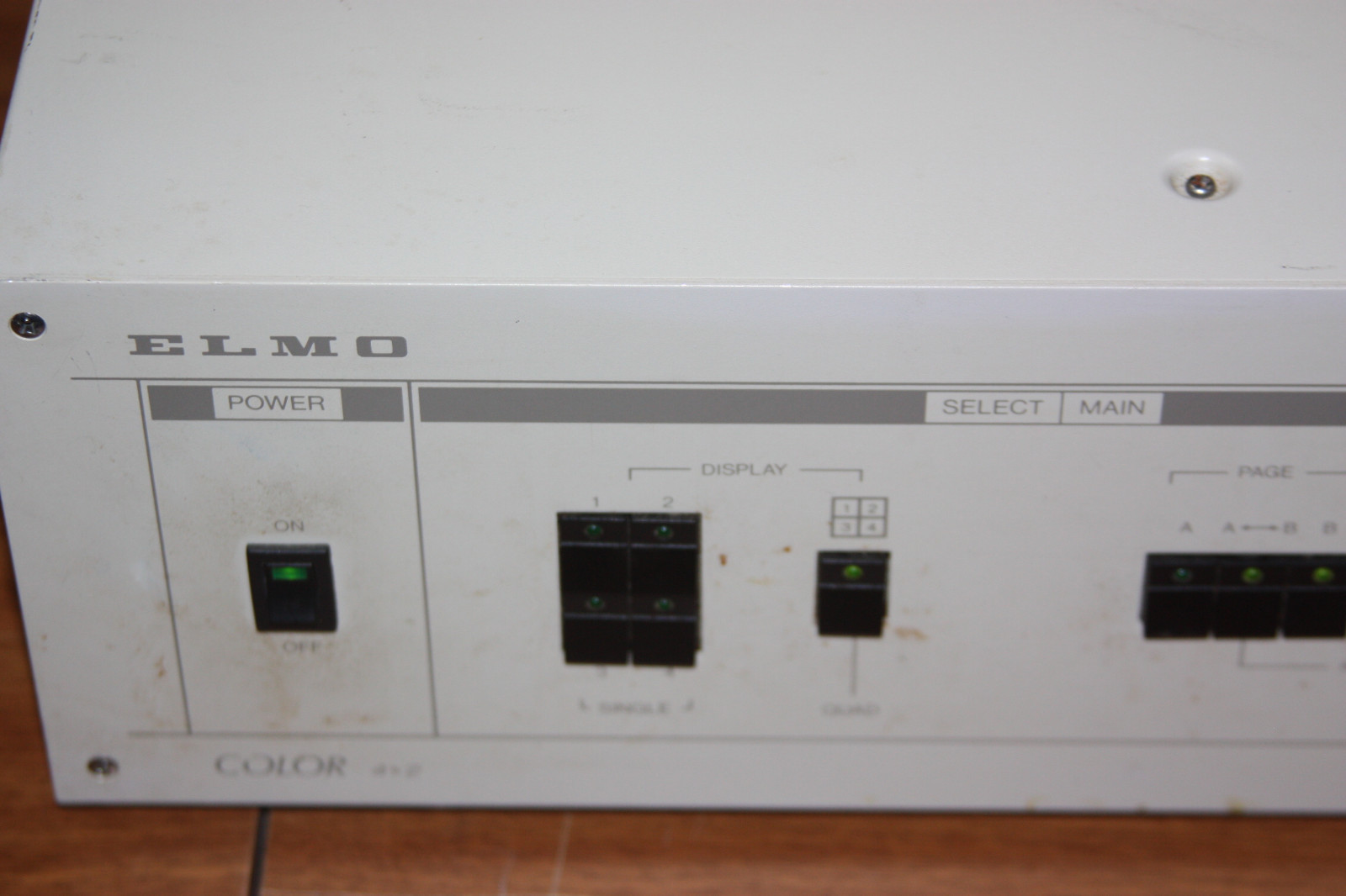 Elmo Surveillance Camera System Control Unit SSC-8C Color 4 X 2 – Lab Movie Prop