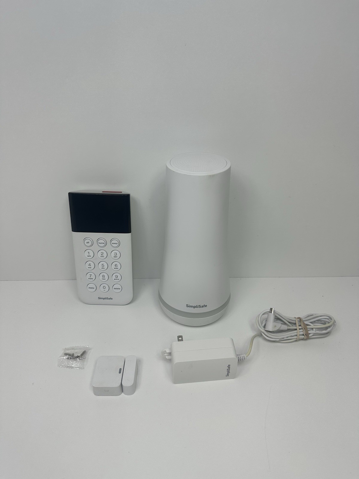 SimpliSafe Home Security System Base Station SSBS3 Keypad SSKP3 Door Contact